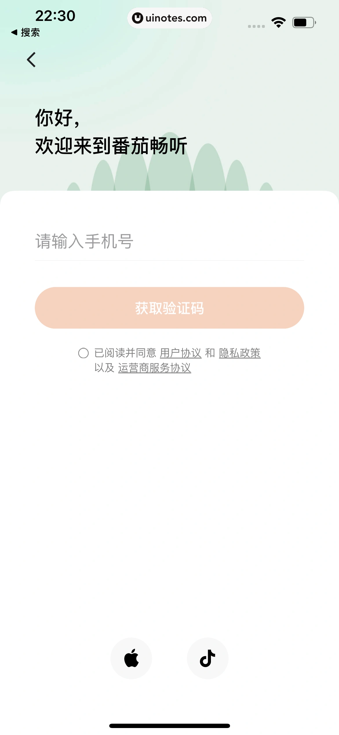 番茄畅听 App 截图 026 - UI Notes