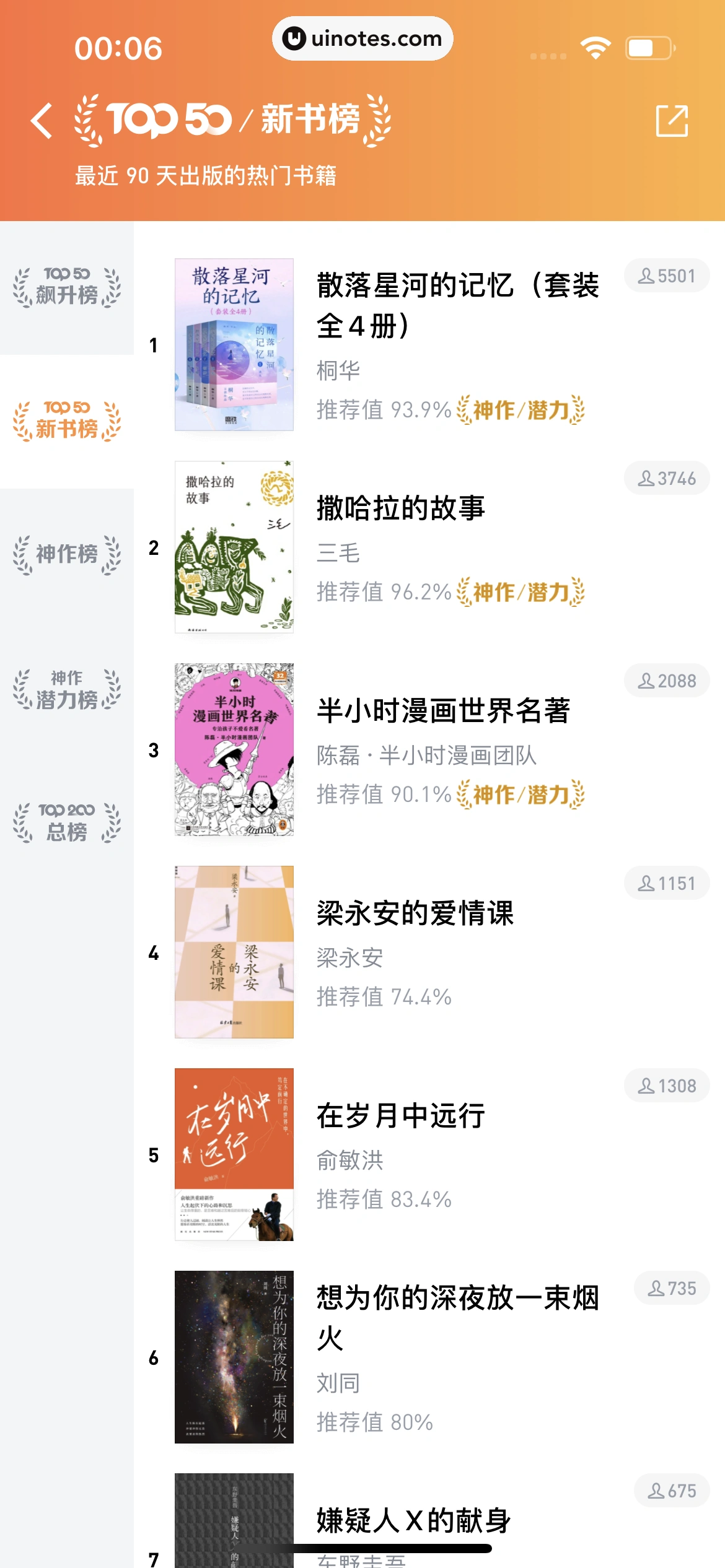 微信读书 App 截图 037 - UI Notes