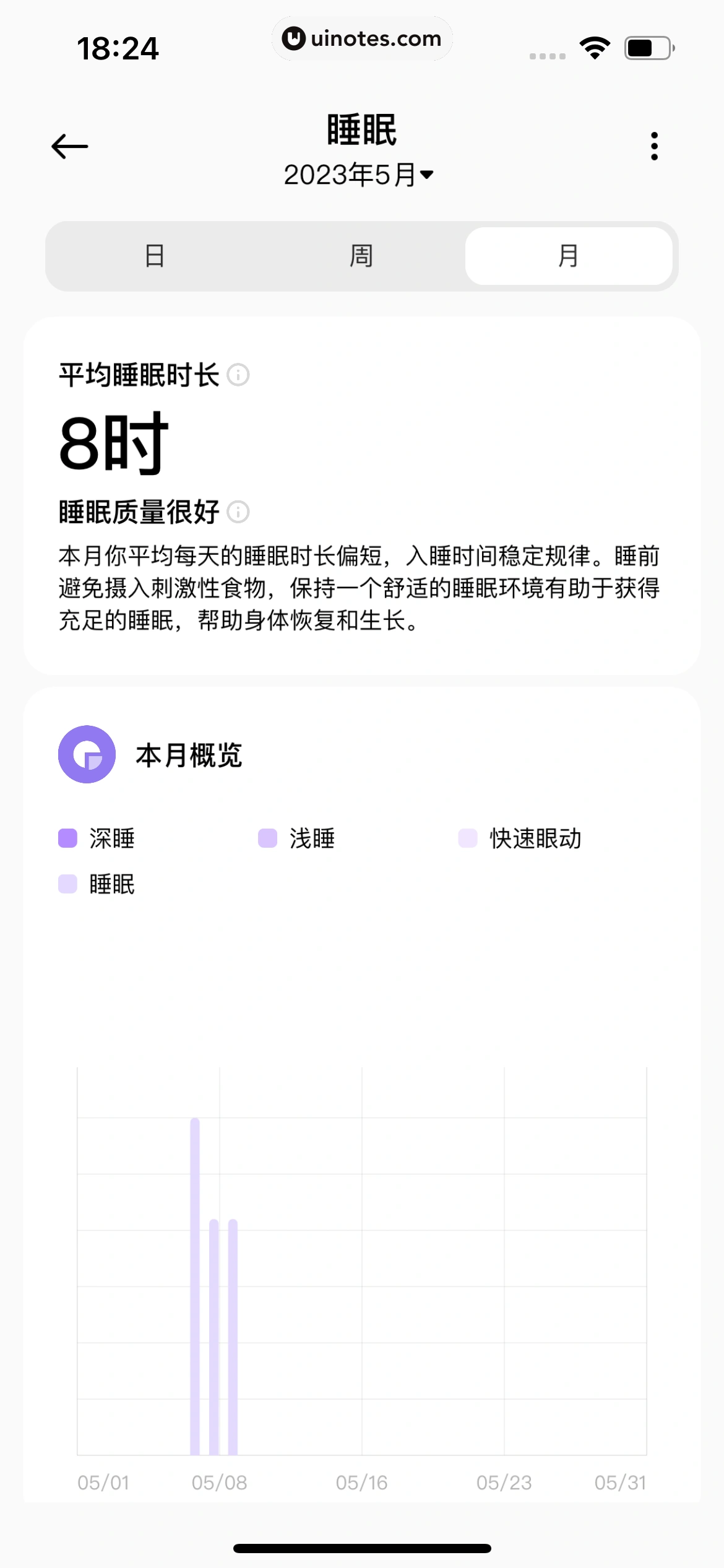小米运动健康 App 截图 076 - UI Notes