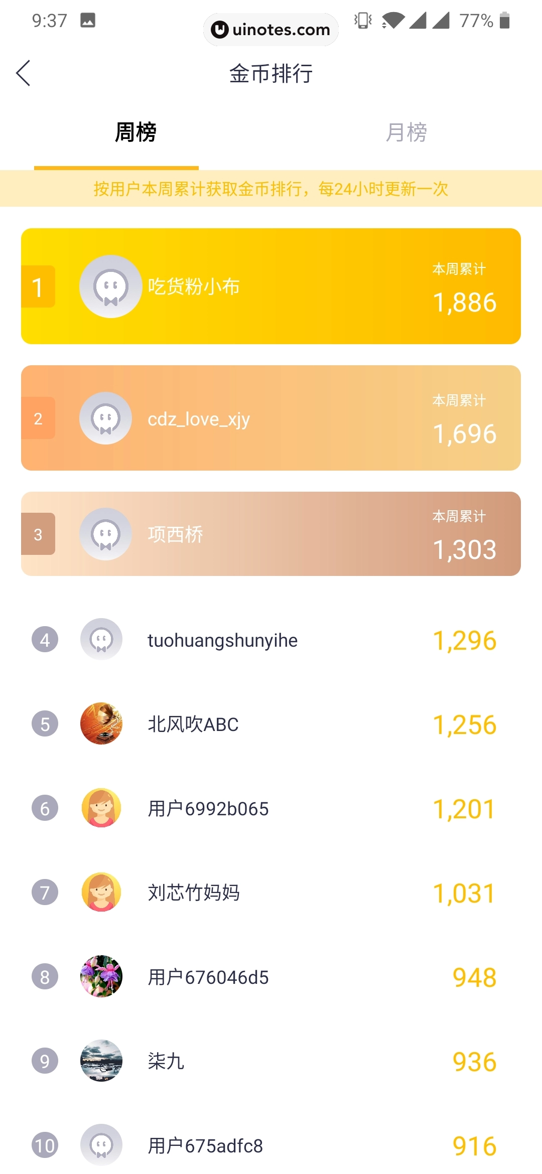 姜饼短视频 App 截图 035 - UI Notes