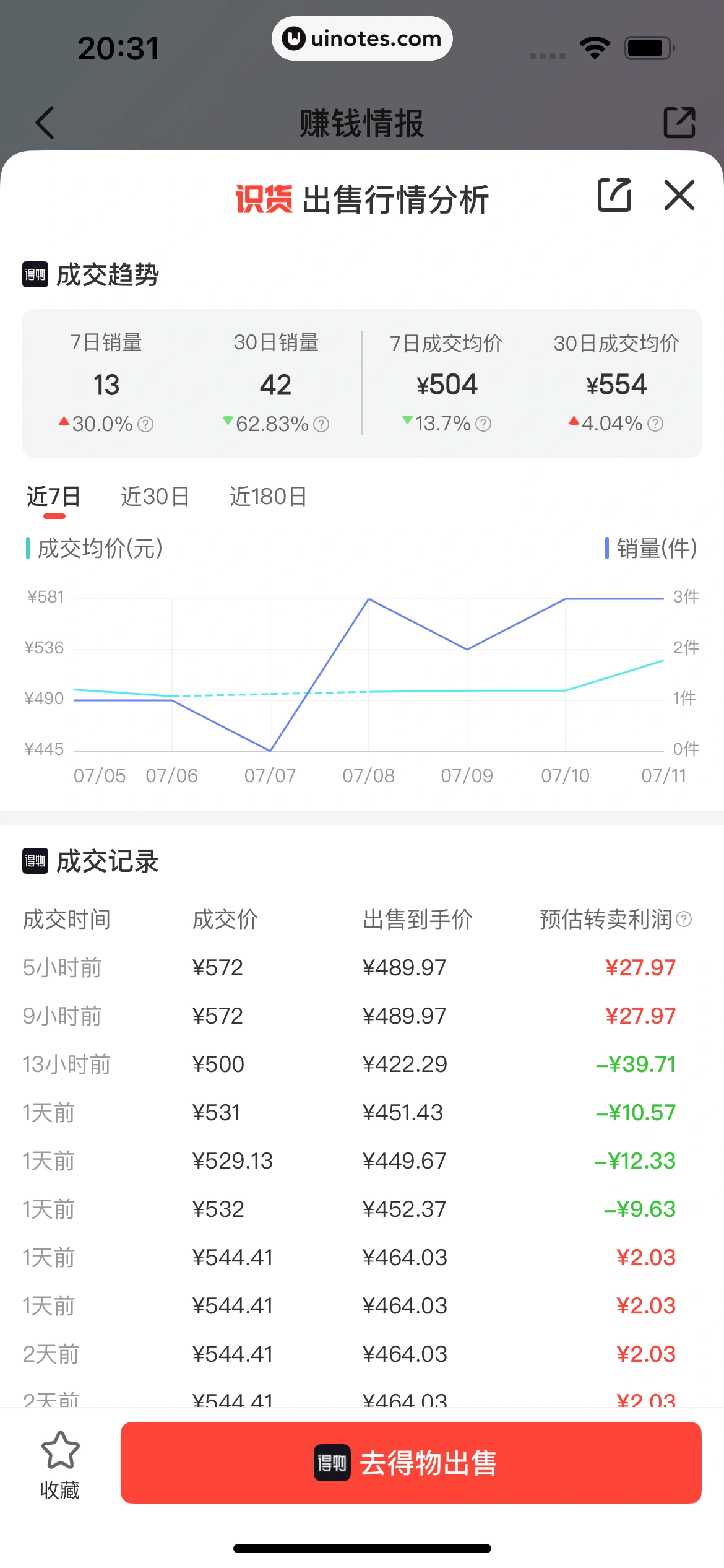 识货 App 截图 174 - UI Notes