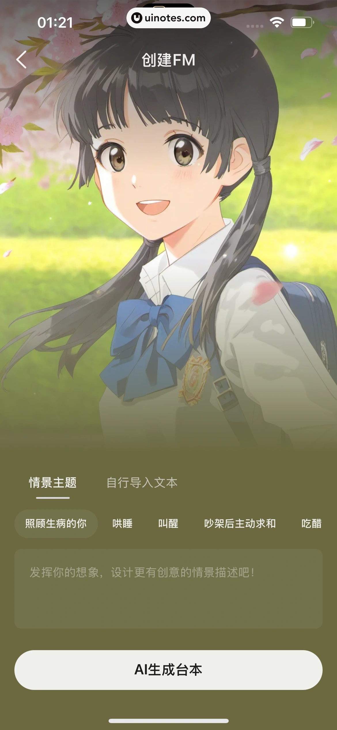 星野 App 截图 305 - UI Notes