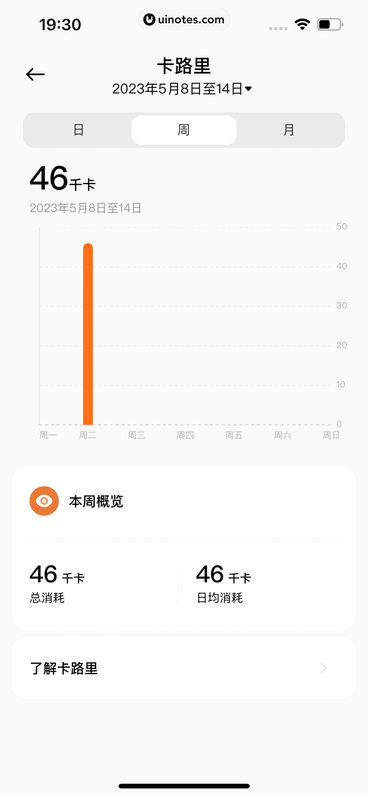 小米运动健康 App 截图 087 - UI Notes