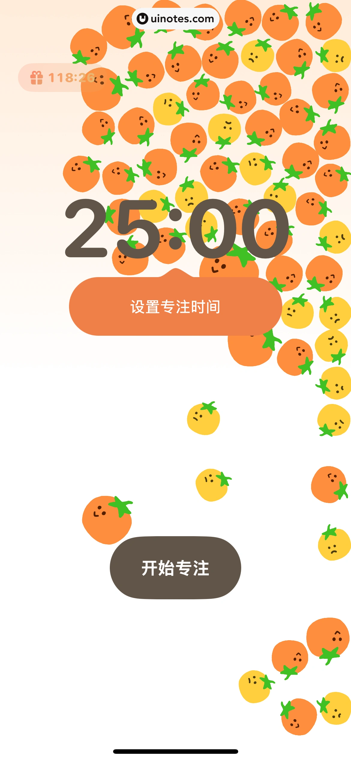我的番茄 App 截图 026 - UI Notes