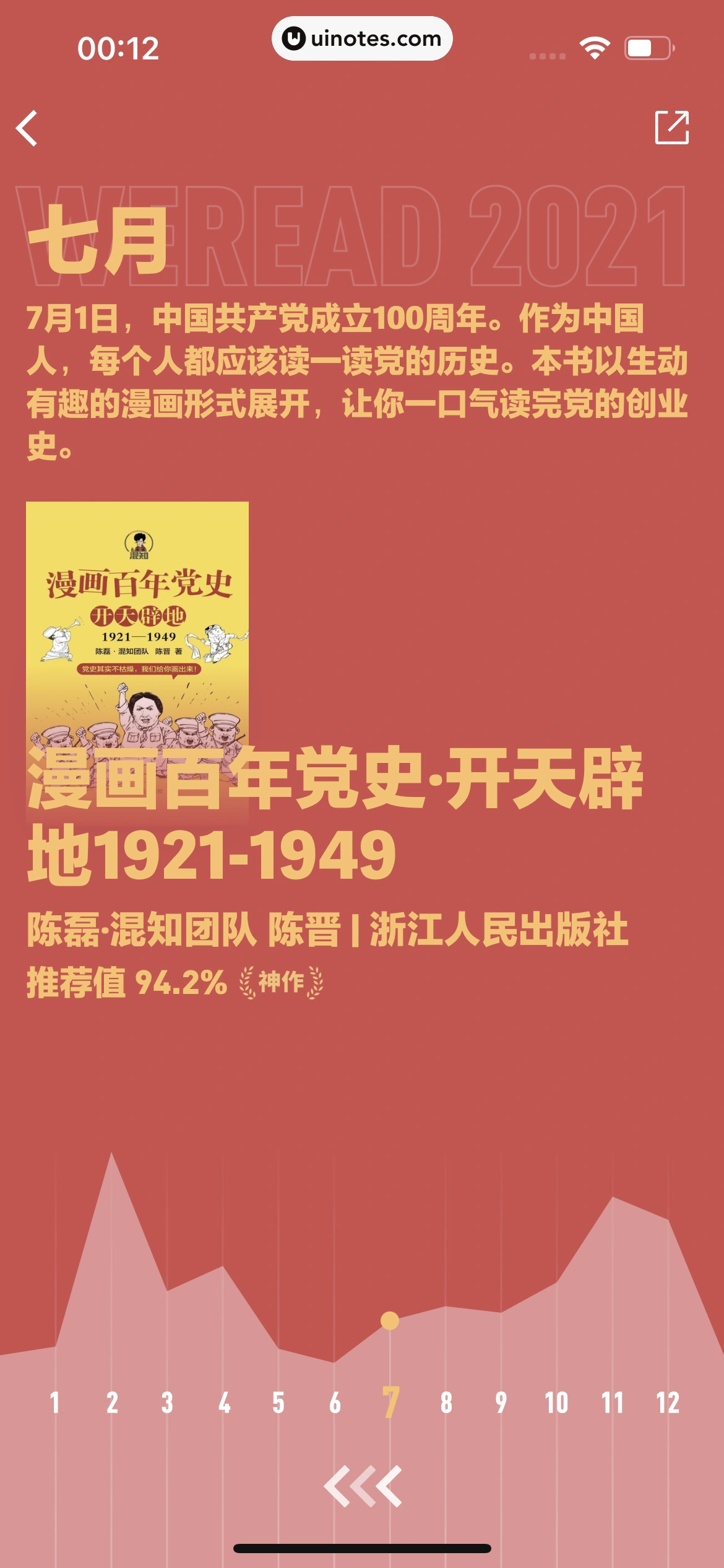 微信读书 App 截图 084 - UI Notes