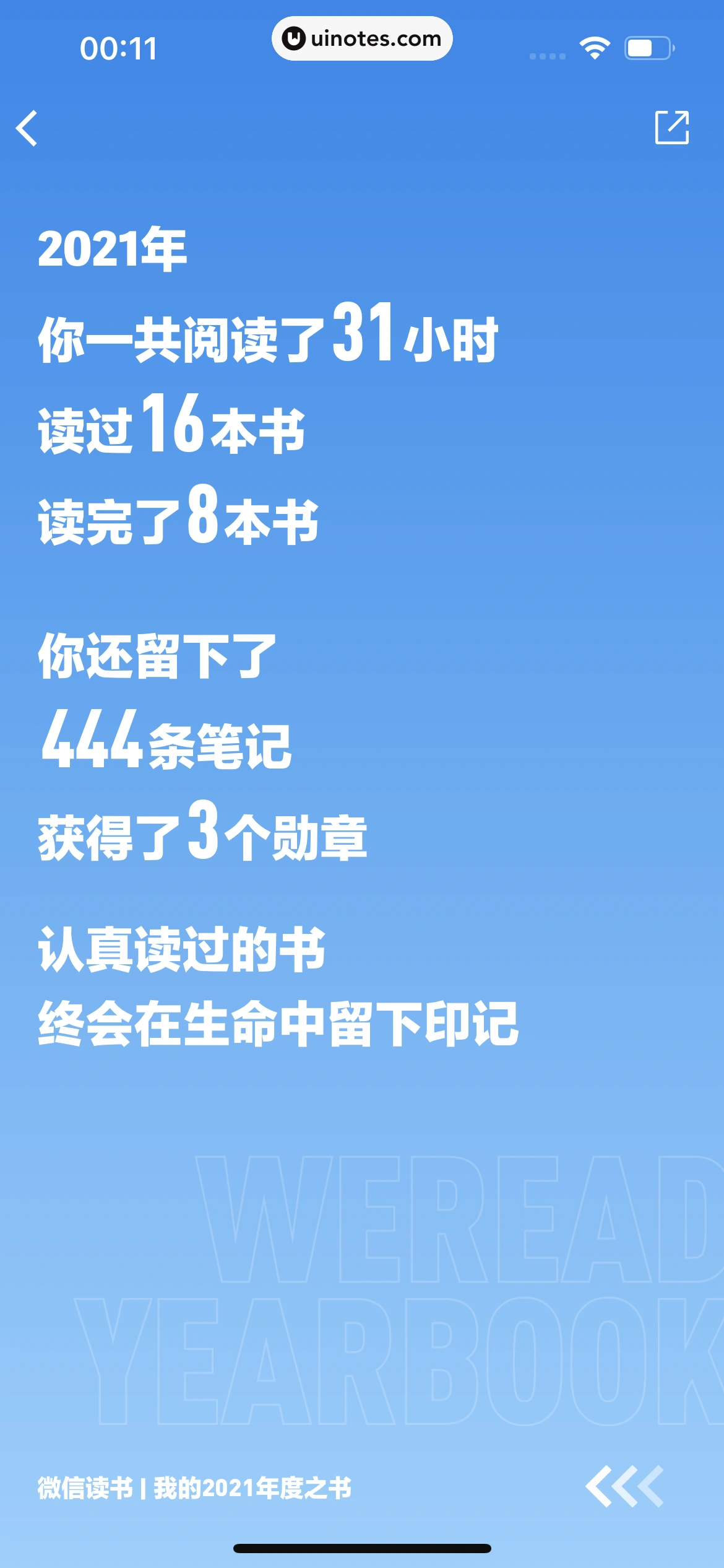 微信读书 App 截图 066 - UI Notes