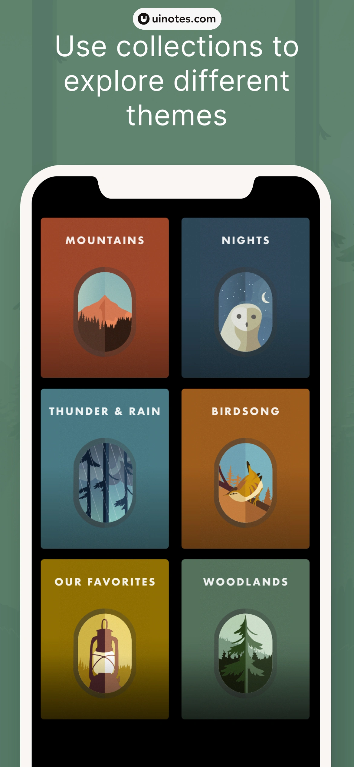 WildJourney App 截图 006 - UI Notes