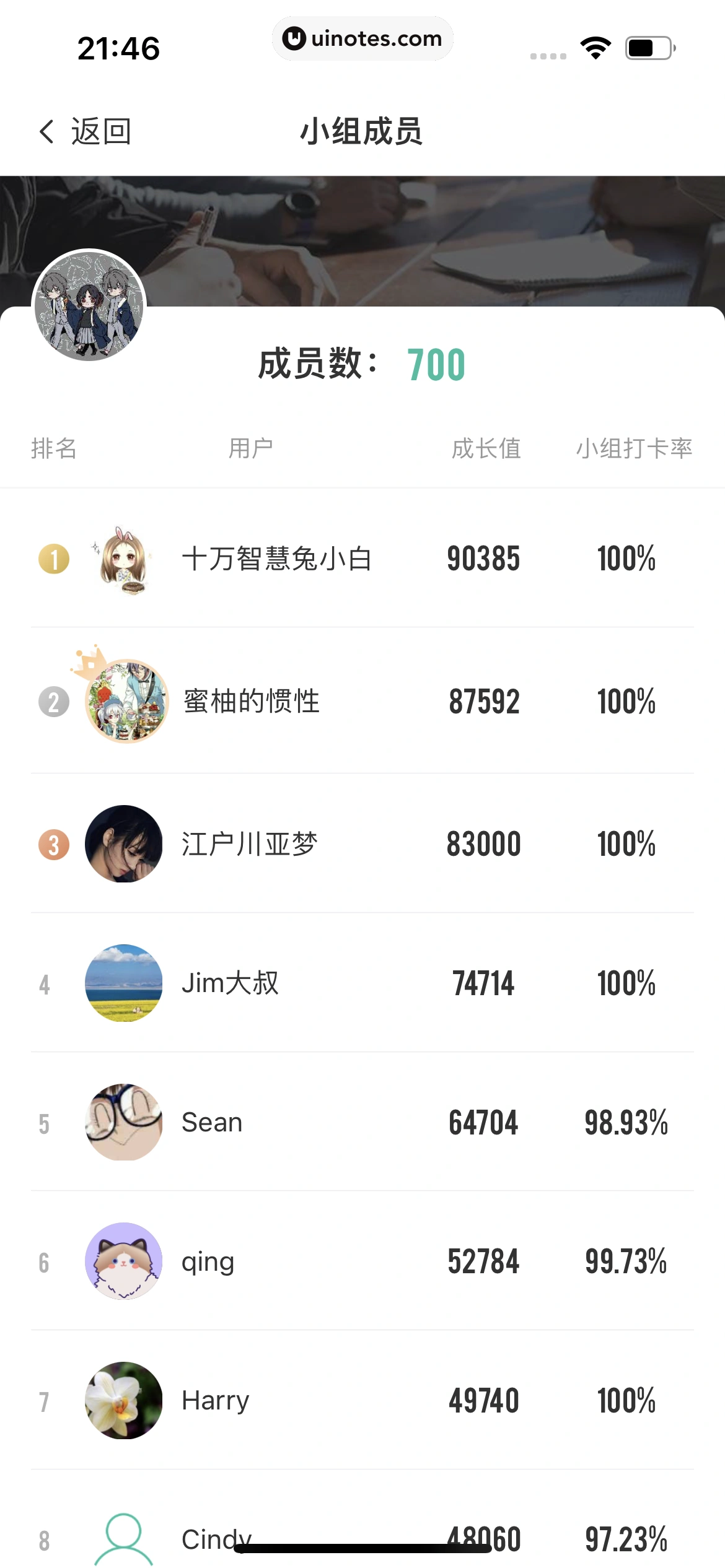 扇贝单词英语版 App 截图 240 - UI Notes