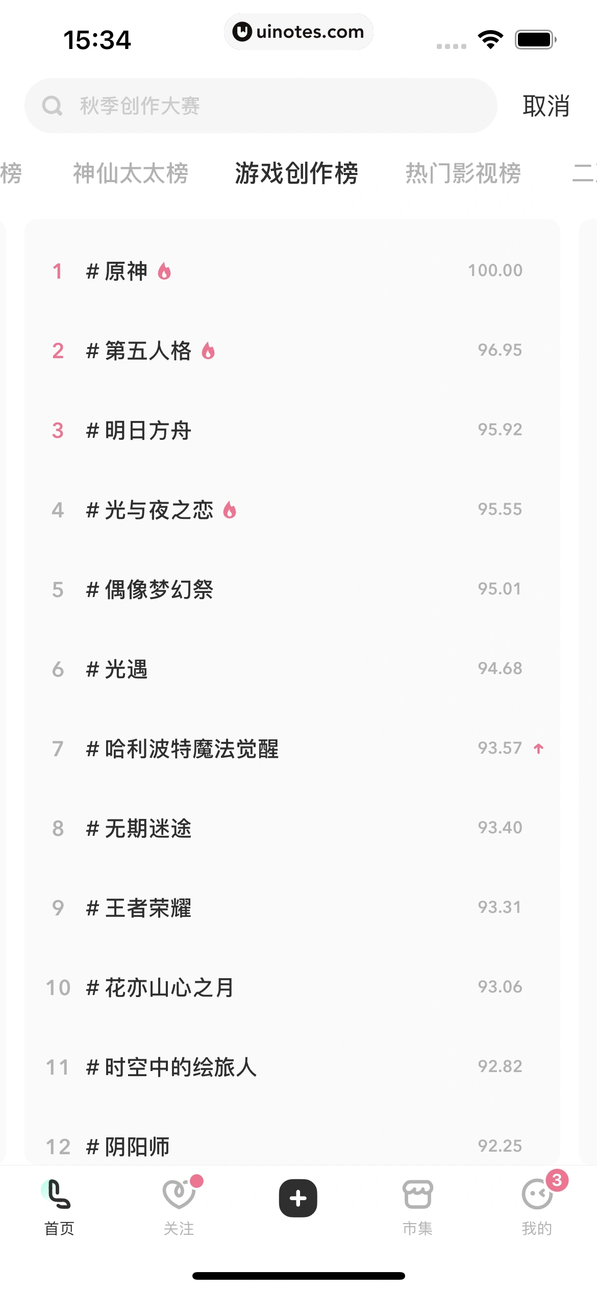 网易LOFTER App 截图 036 - UI Notes