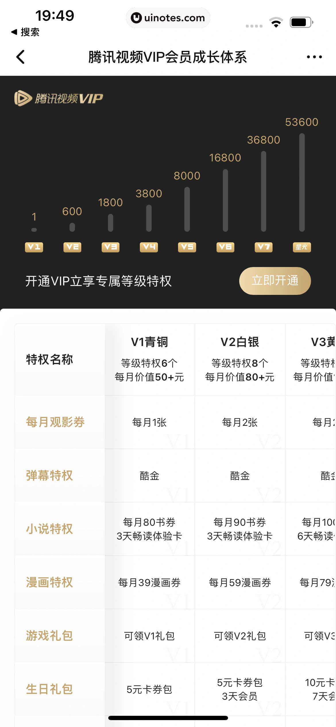 腾讯视频 App 截图 1033 - UI Notes