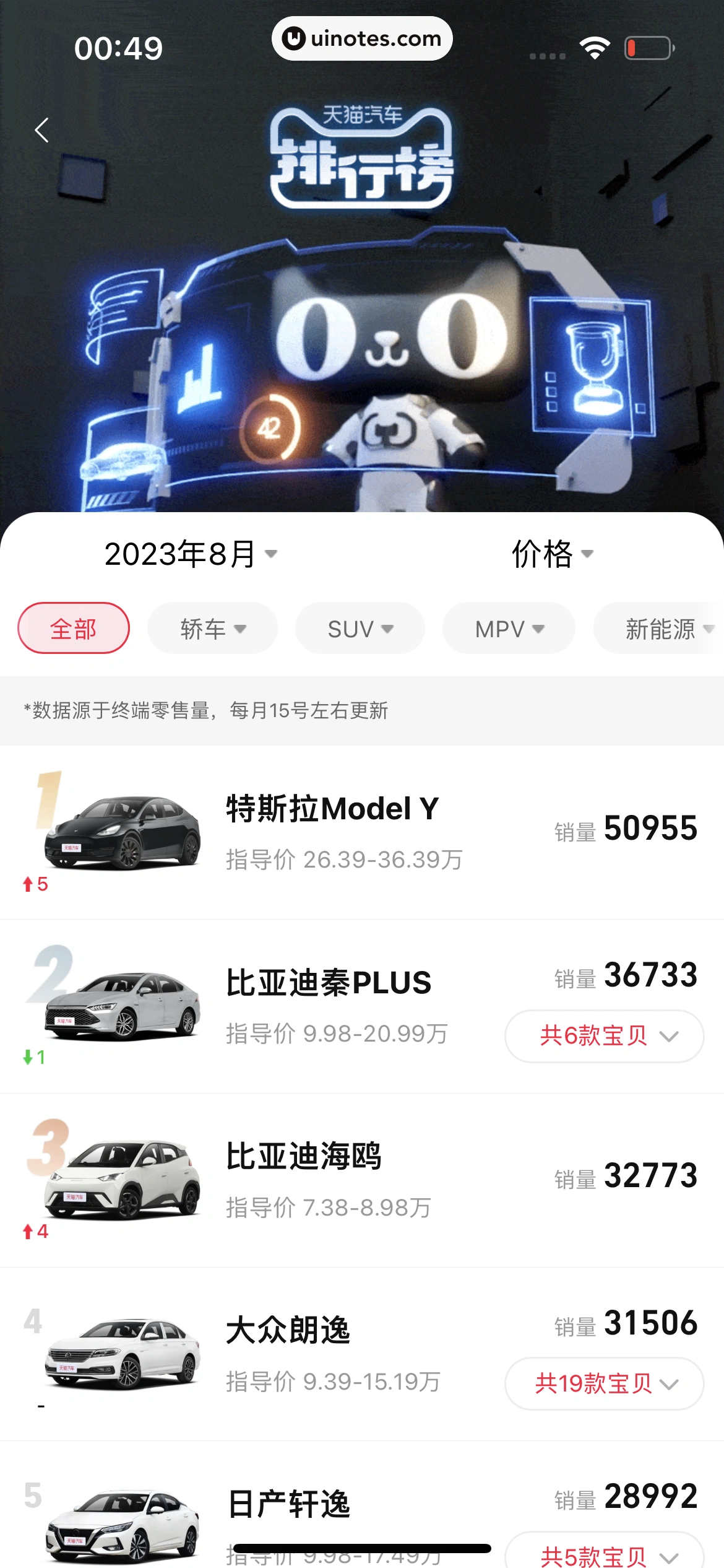 淘宝 App 截图 1427 - UI Notes