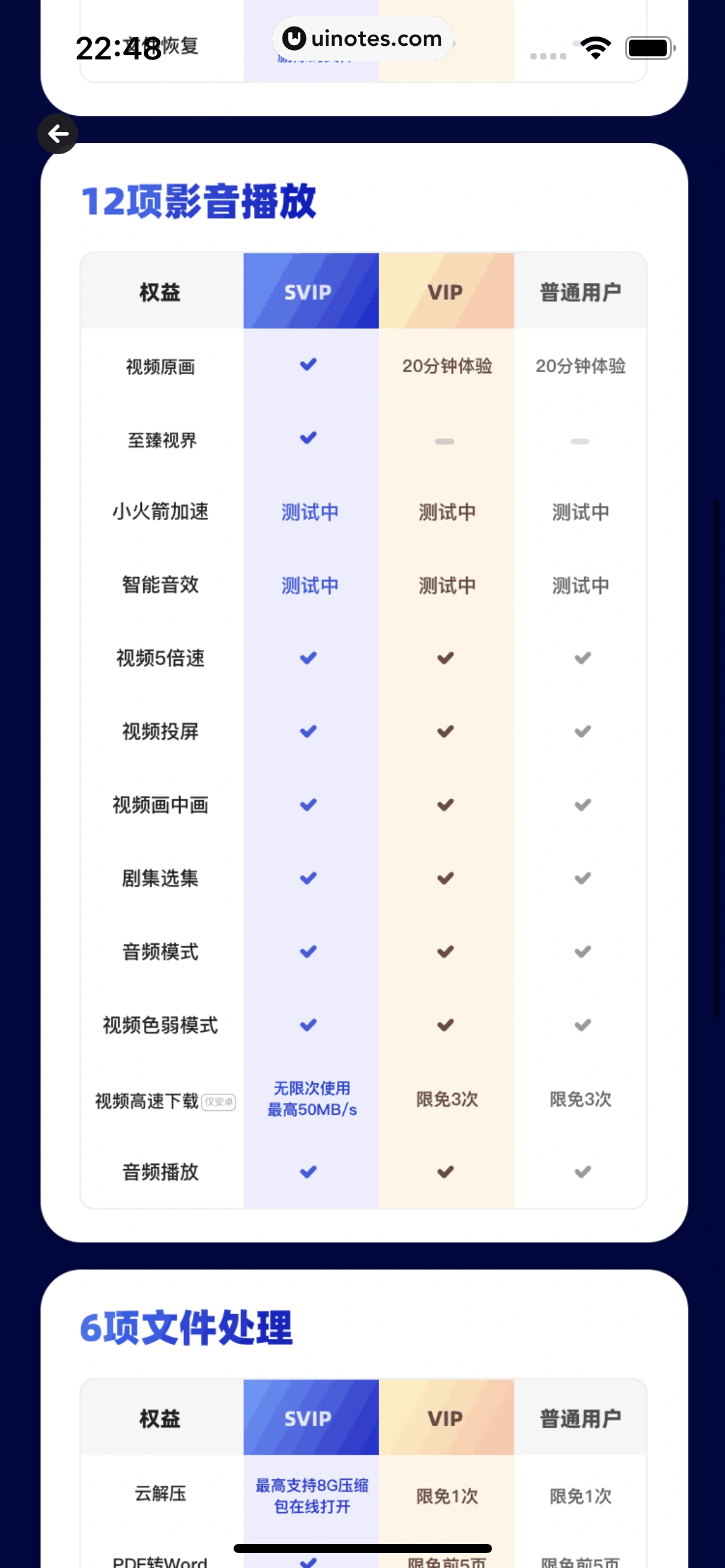 夸克 App 截图 193 - UI Notes