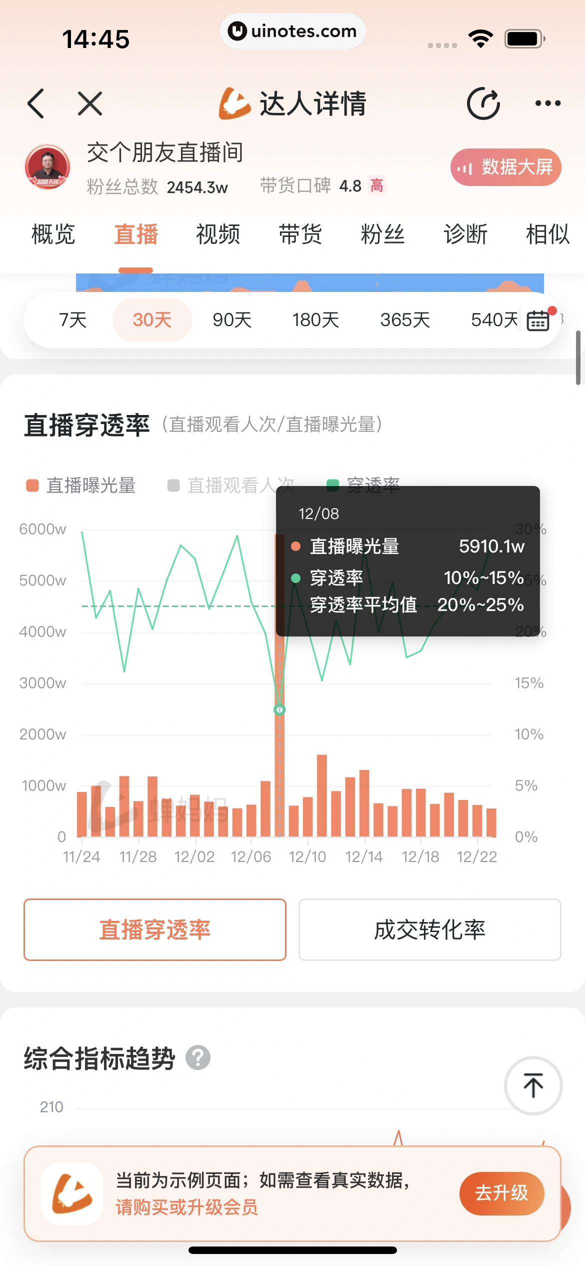 蝉妈妈 App 截图 173 - UI Notes