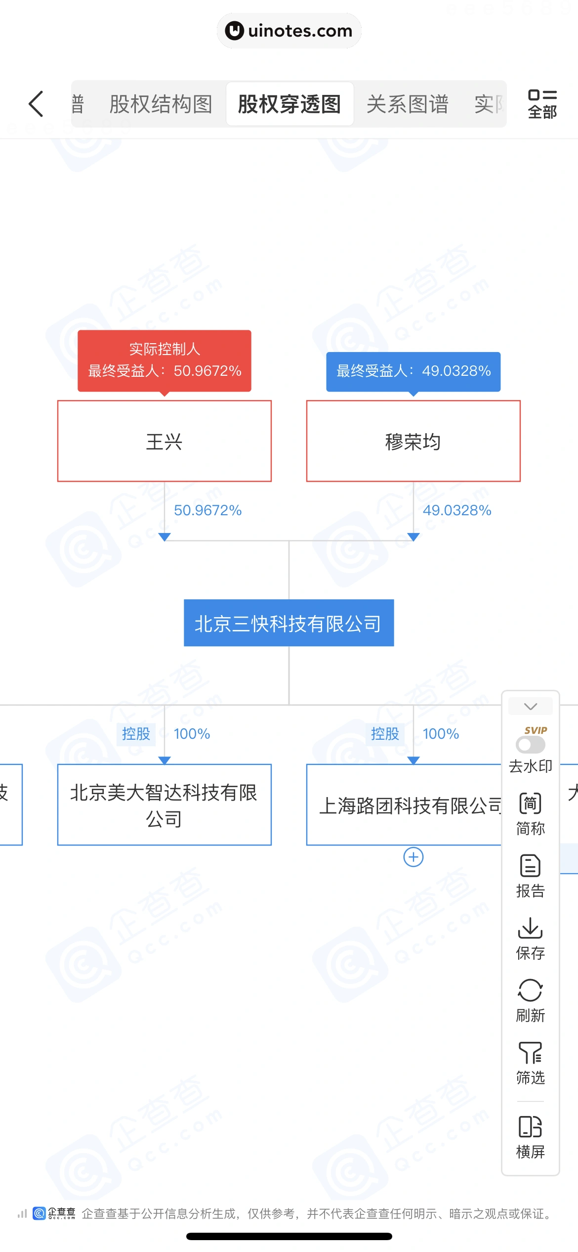 企查查 App 截图 209 - UI Notes