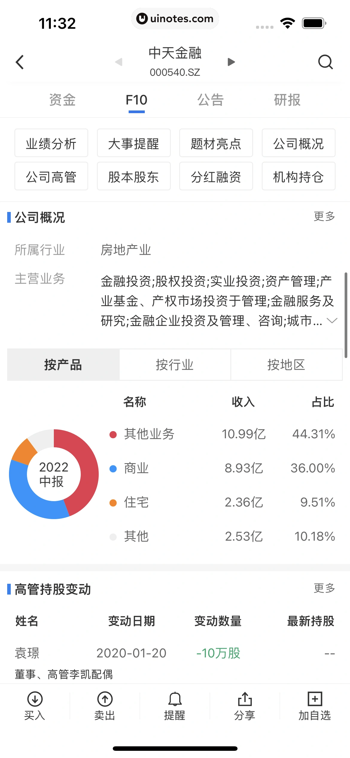 华尔街见闻 App 截图 171 - UI Notes