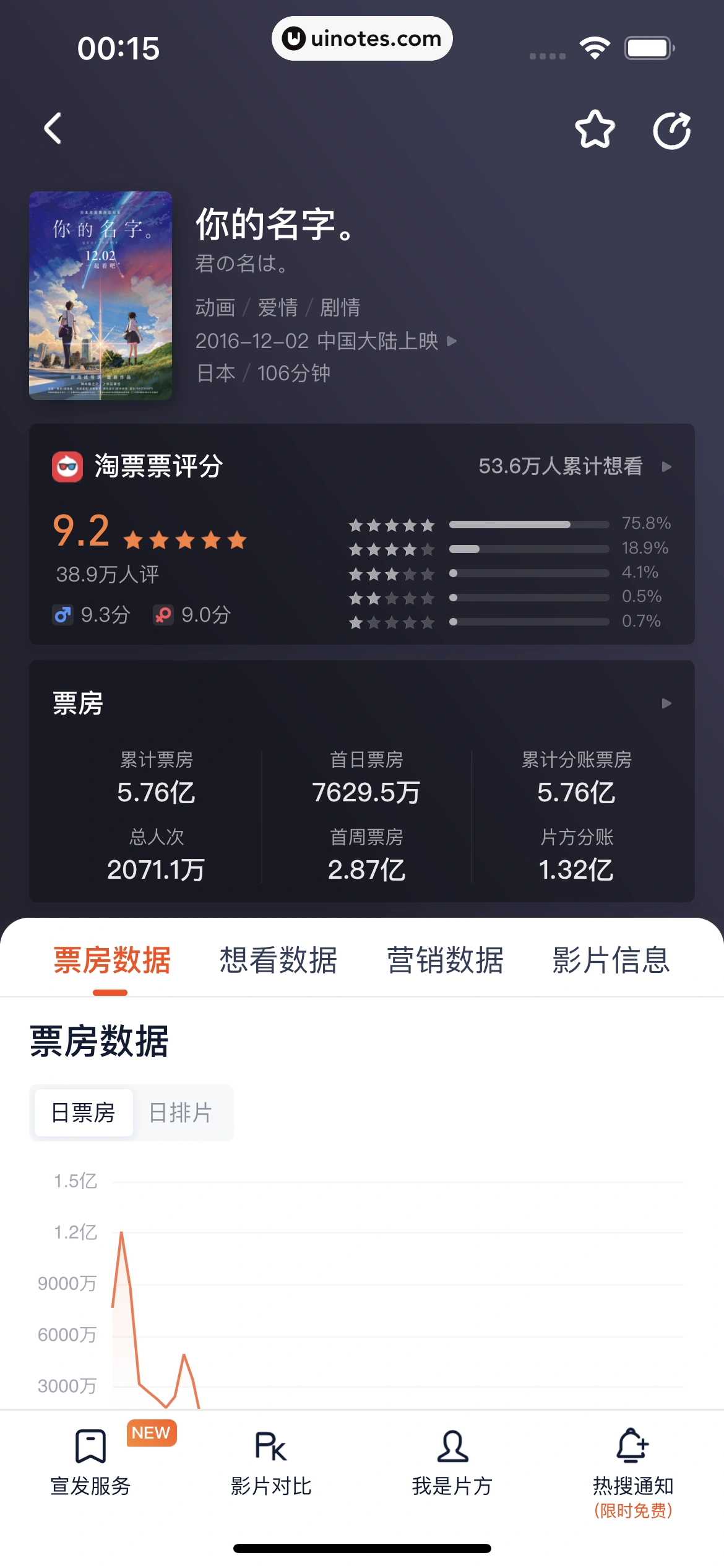 灯塔专业版 App 截图 085 - UI Notes