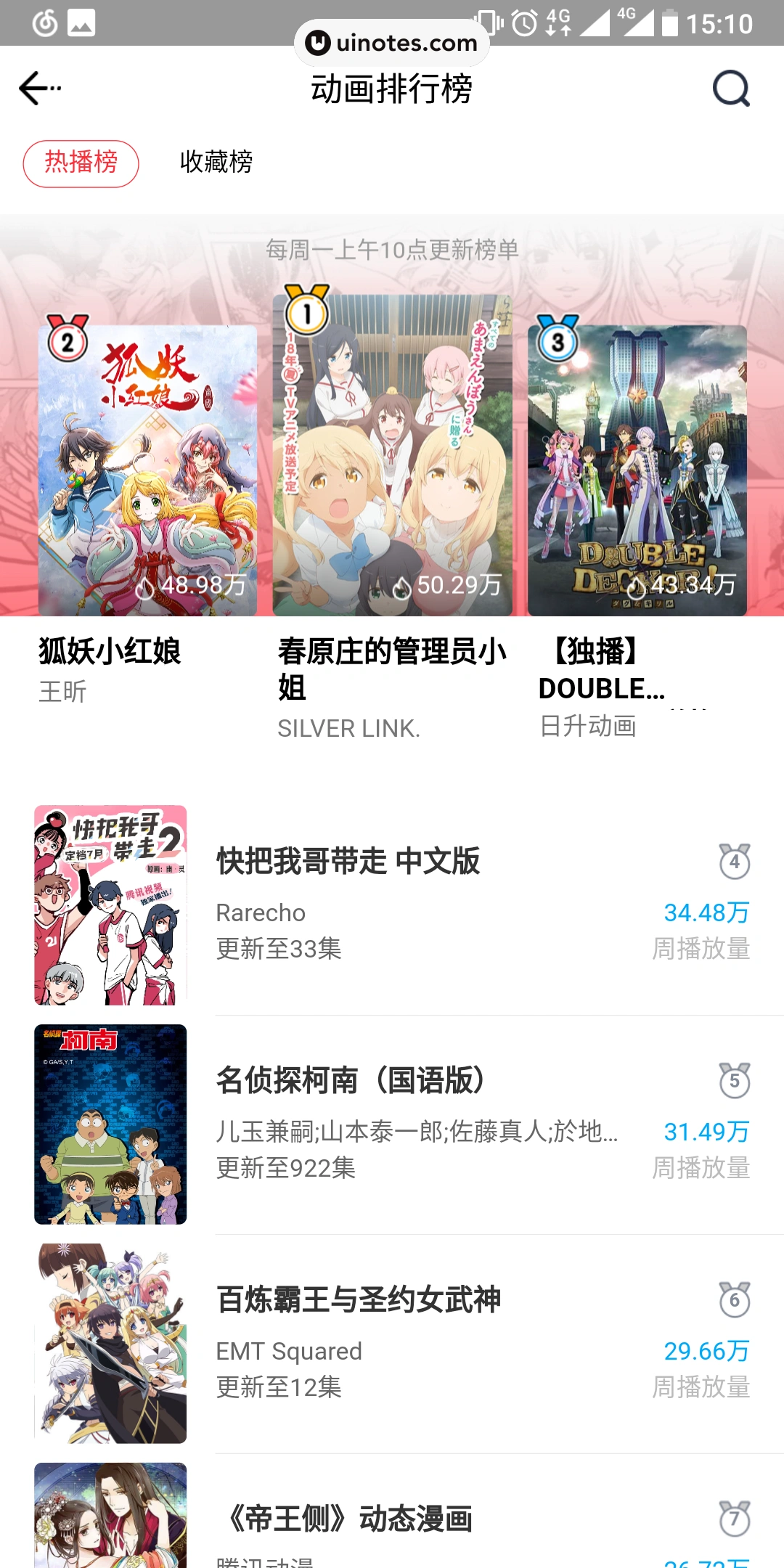波洞 App 截图 039 - UI Notes