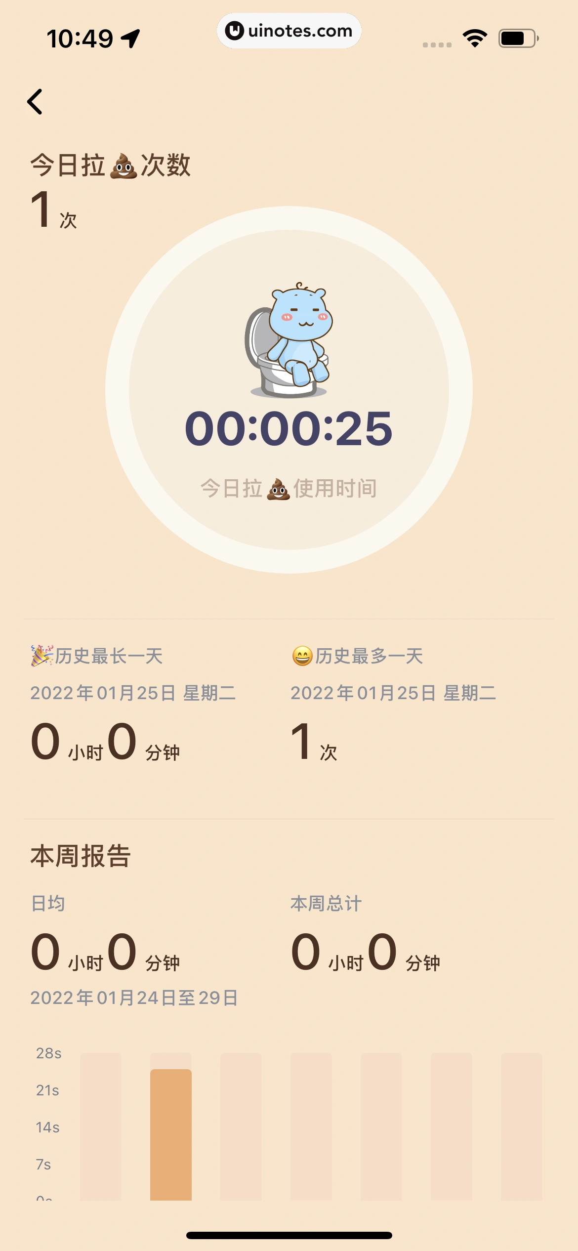幸识 App 截图 090 - UI Notes