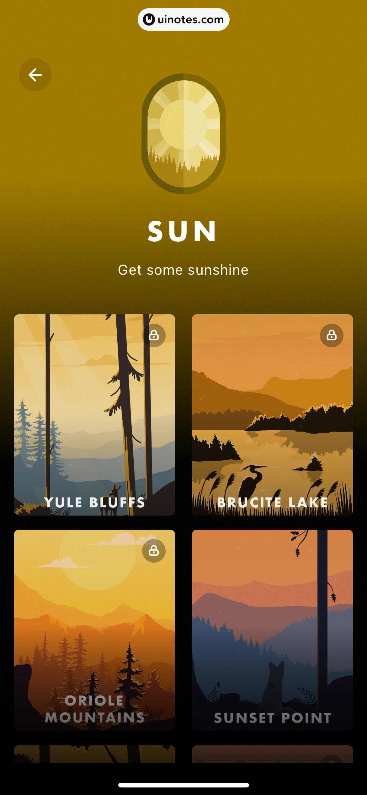 WildJourney App 截图 047 - UI Notes