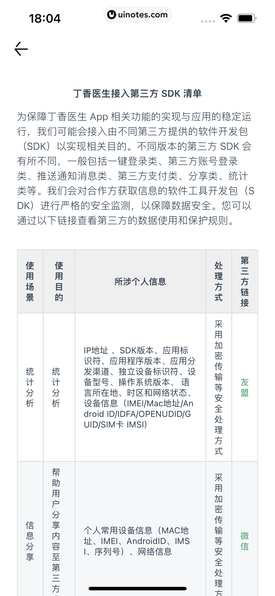 丁香医生 App 截图 277 - UI Notes