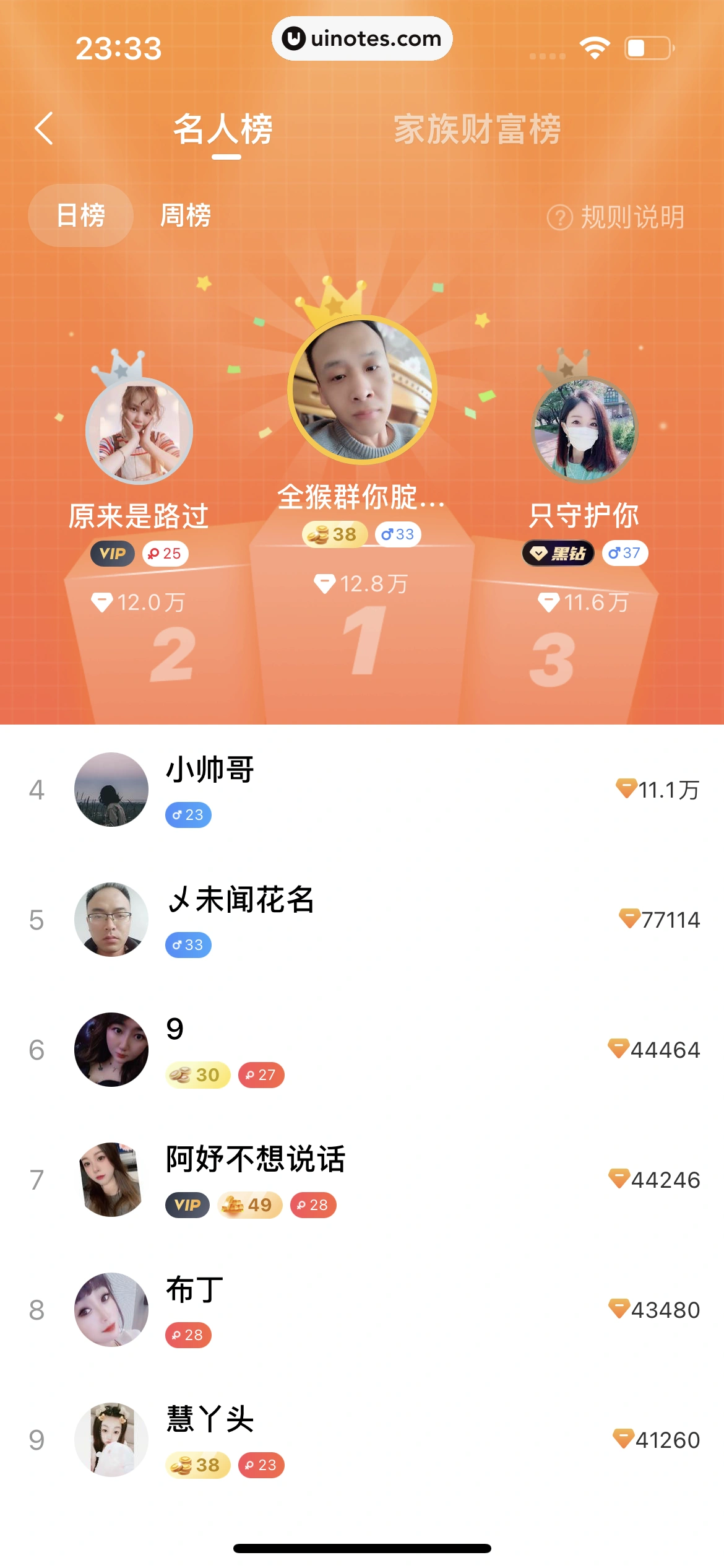 心遇 App 截图 093 - UI Notes