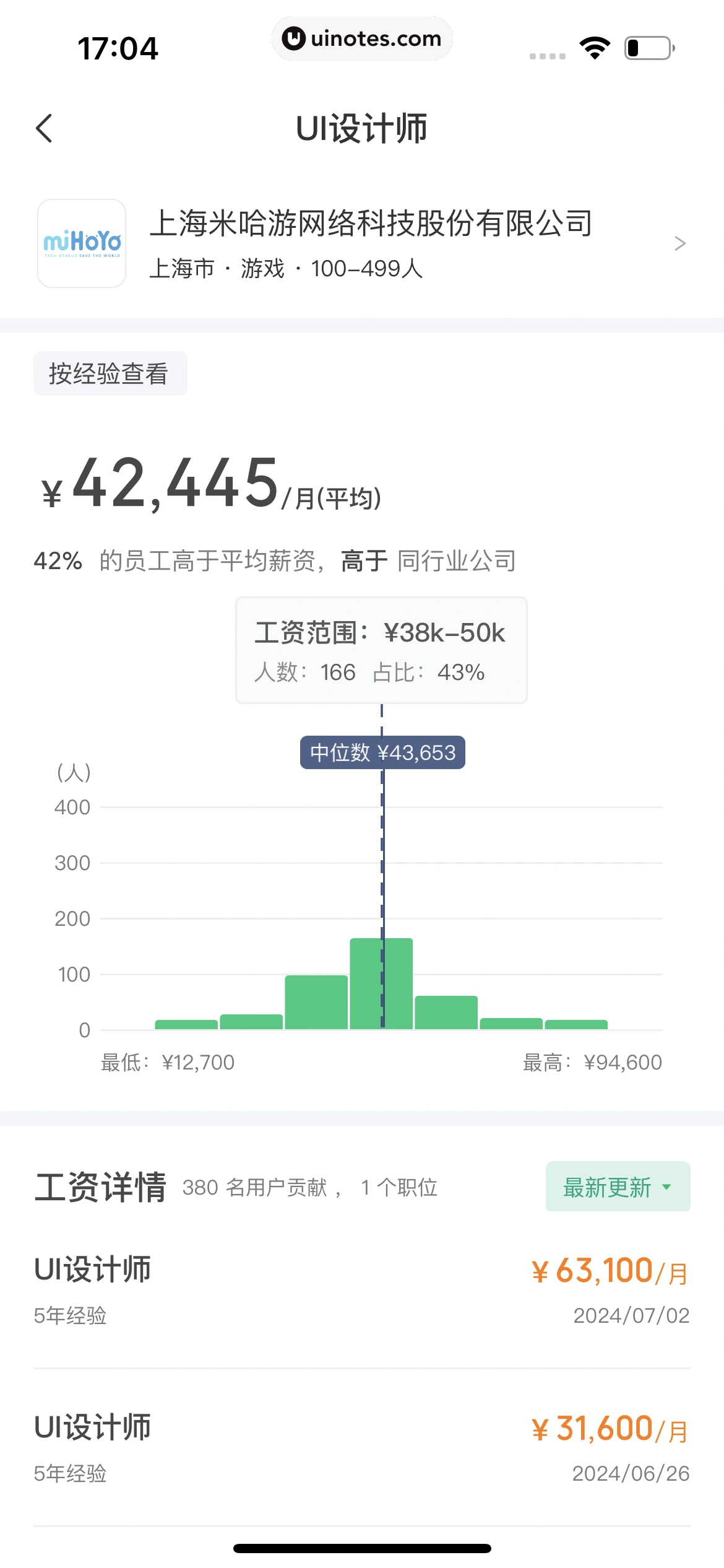 看准 App 截图 237 - UI Notes