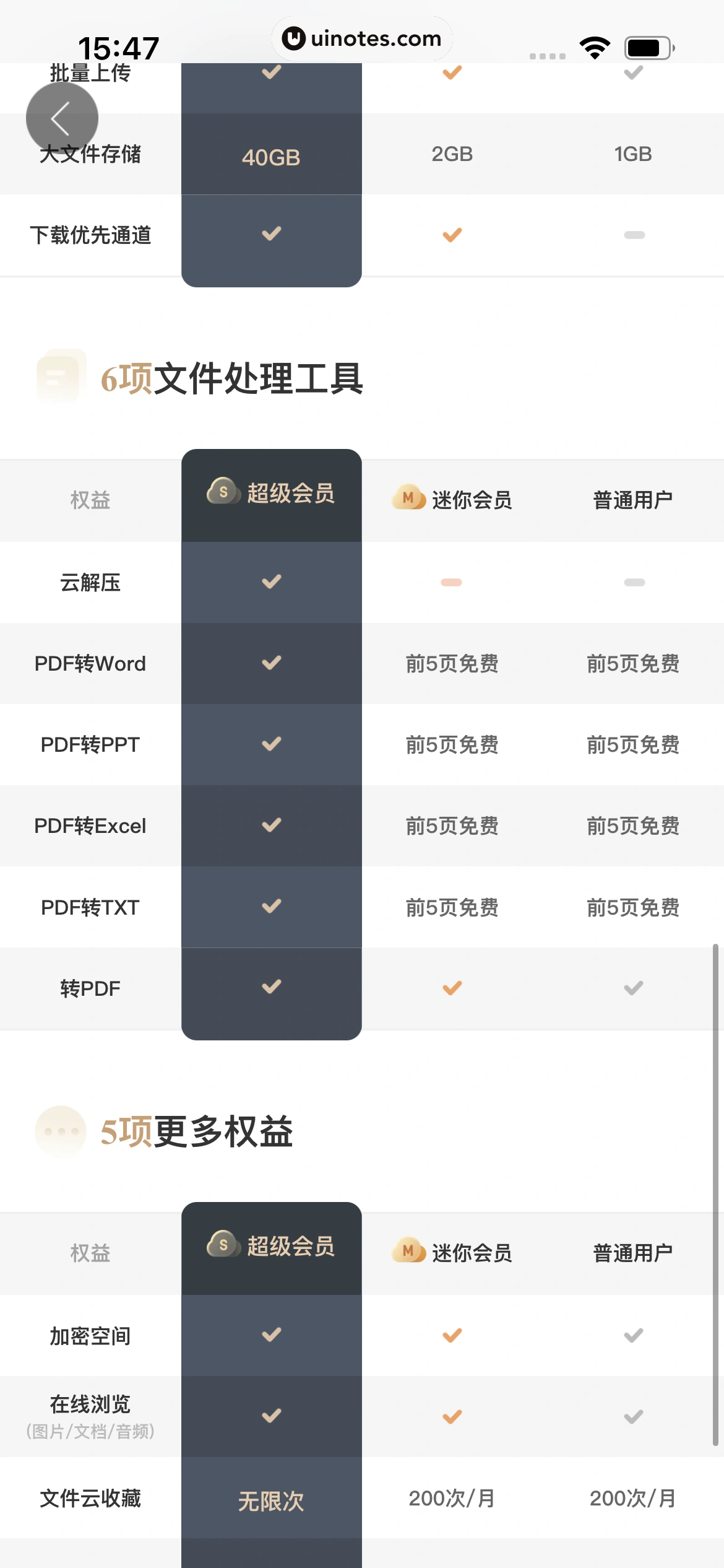 UC浏览器 App 截图 523 - UI Notes
