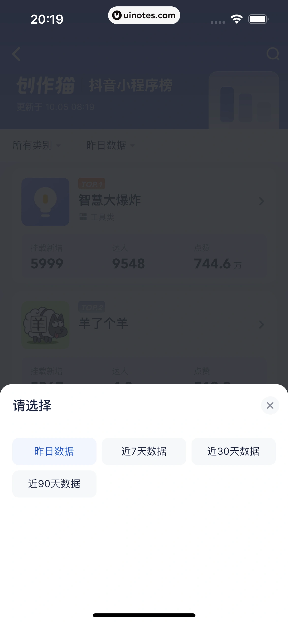 创作猫 App 截图 166 - UI Notes