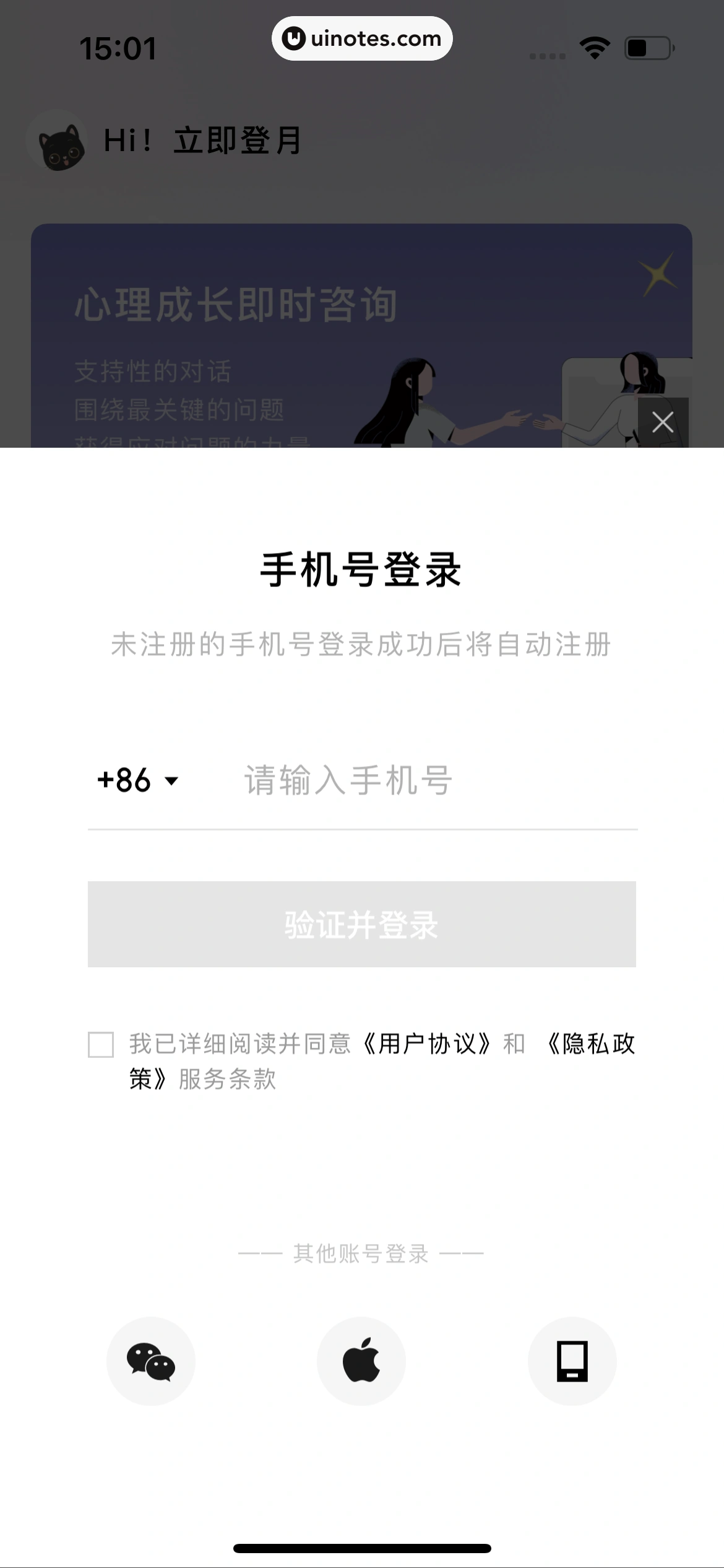 月食 App 截图 007 - UI Notes