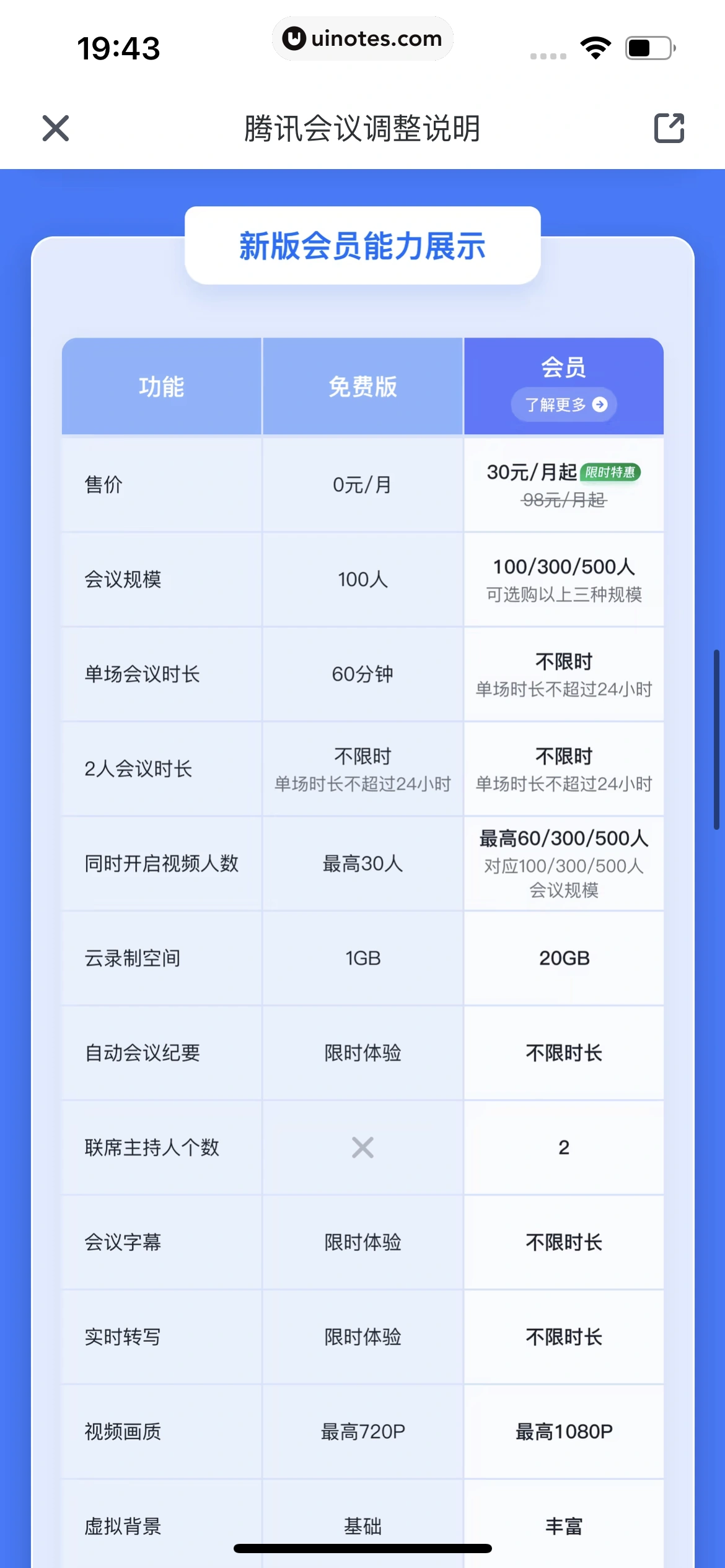 腾讯会议 App 截图 027 - UI Notes