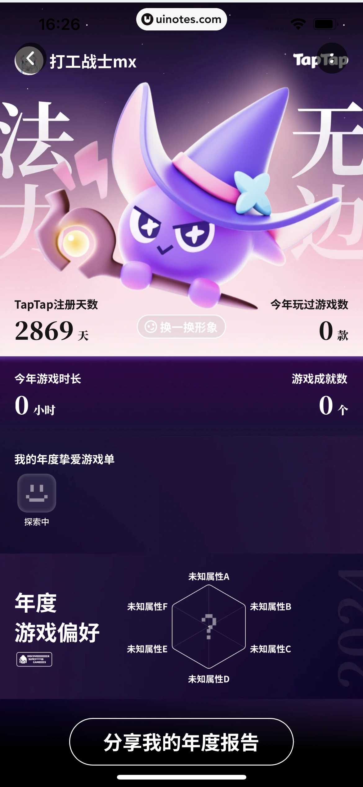 2024年度报告 App 截图 546 - UI Notes