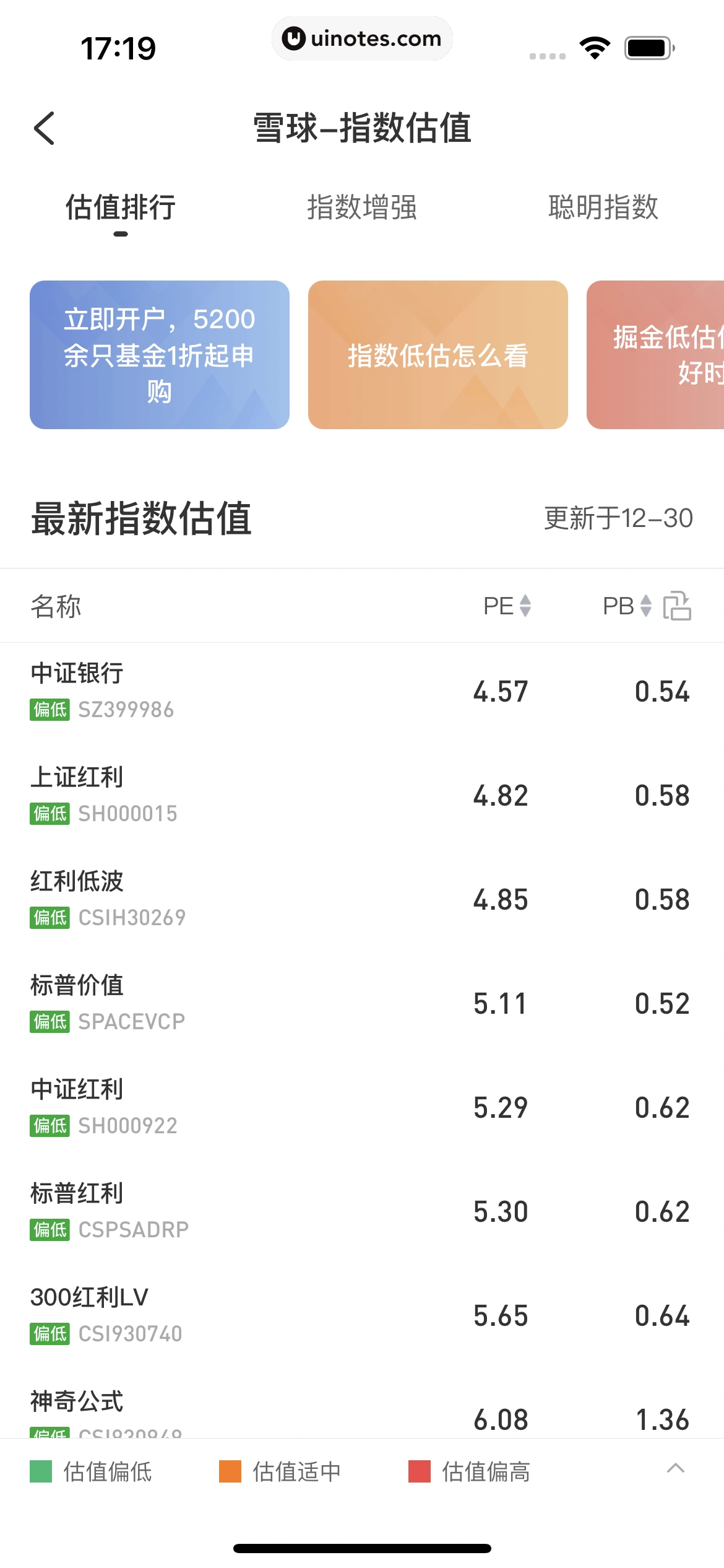 雪球 App 截图 207 - UI Notes