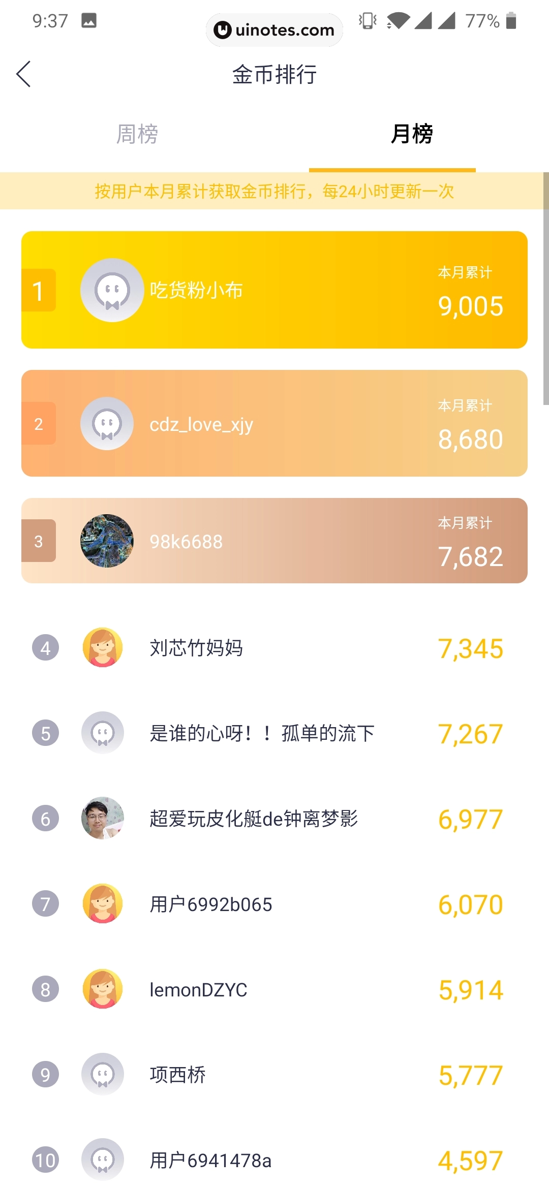 姜饼短视频 App 截图 036 - UI Notes