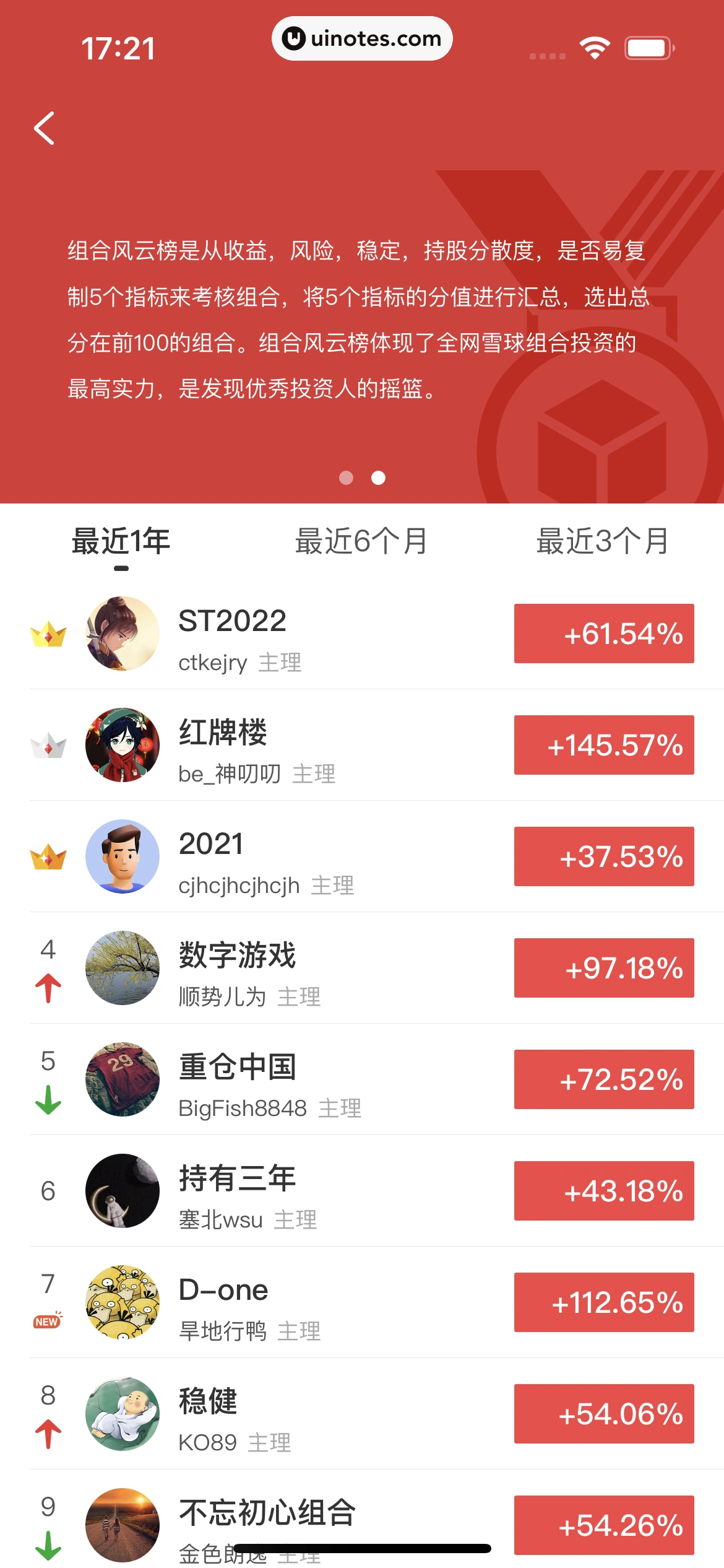 雪球 App 截图 229 - UI Notes