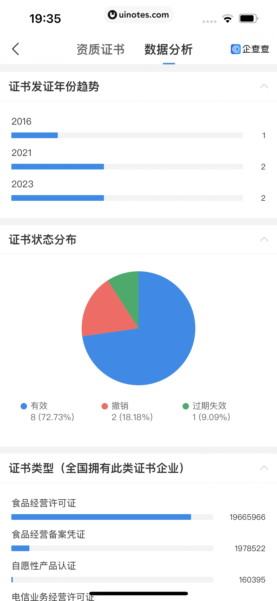 企查查 App 截图 288 - UI Notes