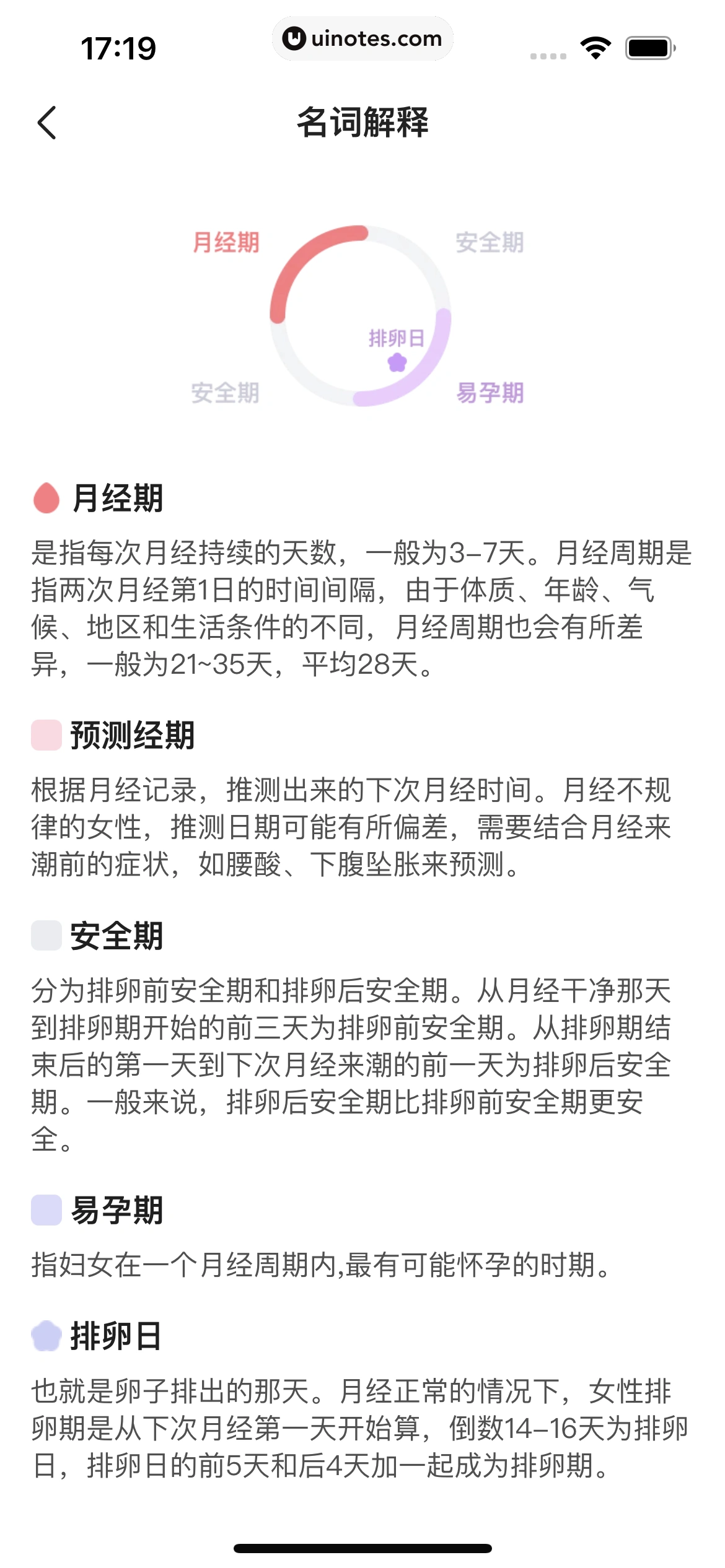 宝宝树孕育 App 截图 035 - UI Notes