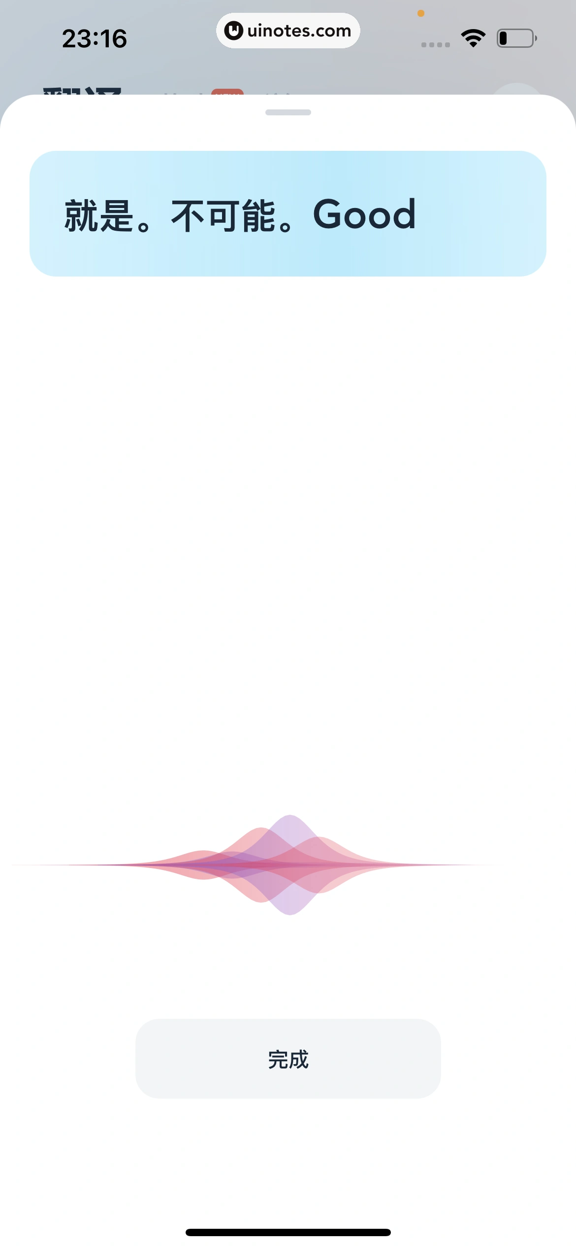 有道翻译官 App 截图 066 - UI Notes