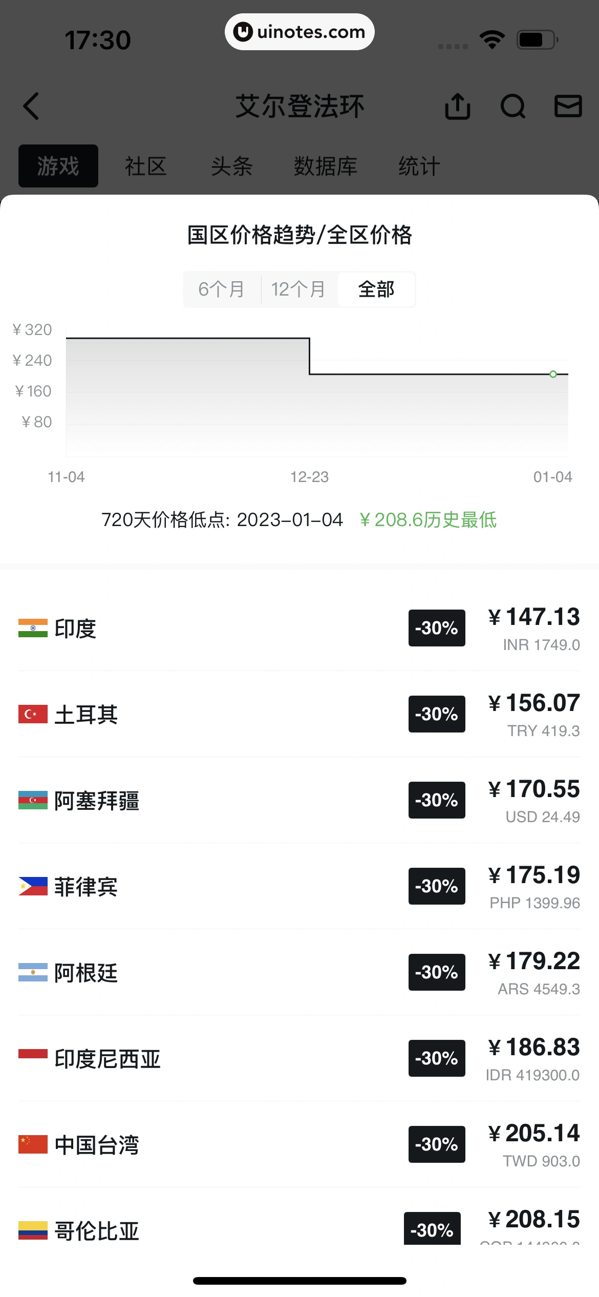 小黑盒 App 截图 074 - UI Notes
