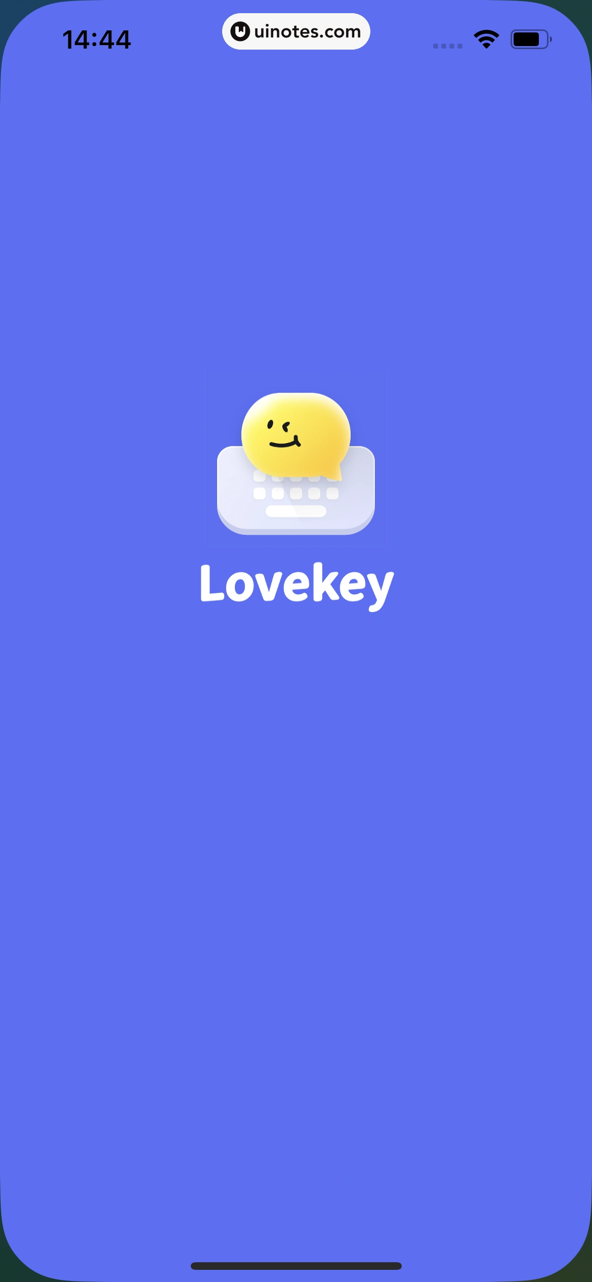 Lovekey键盘 App 截图 005 - UI Notes