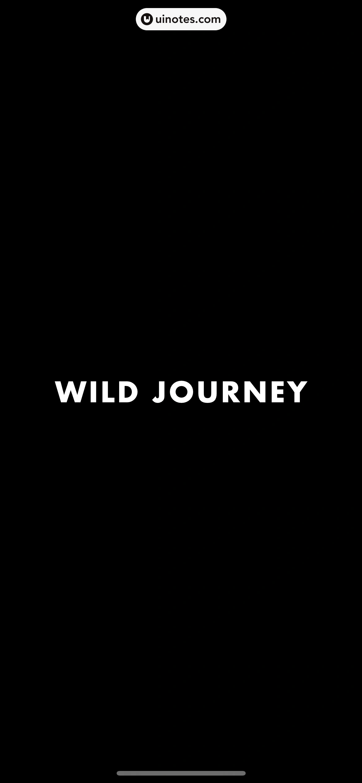 WildJourney App 截图 009 - UI Notes