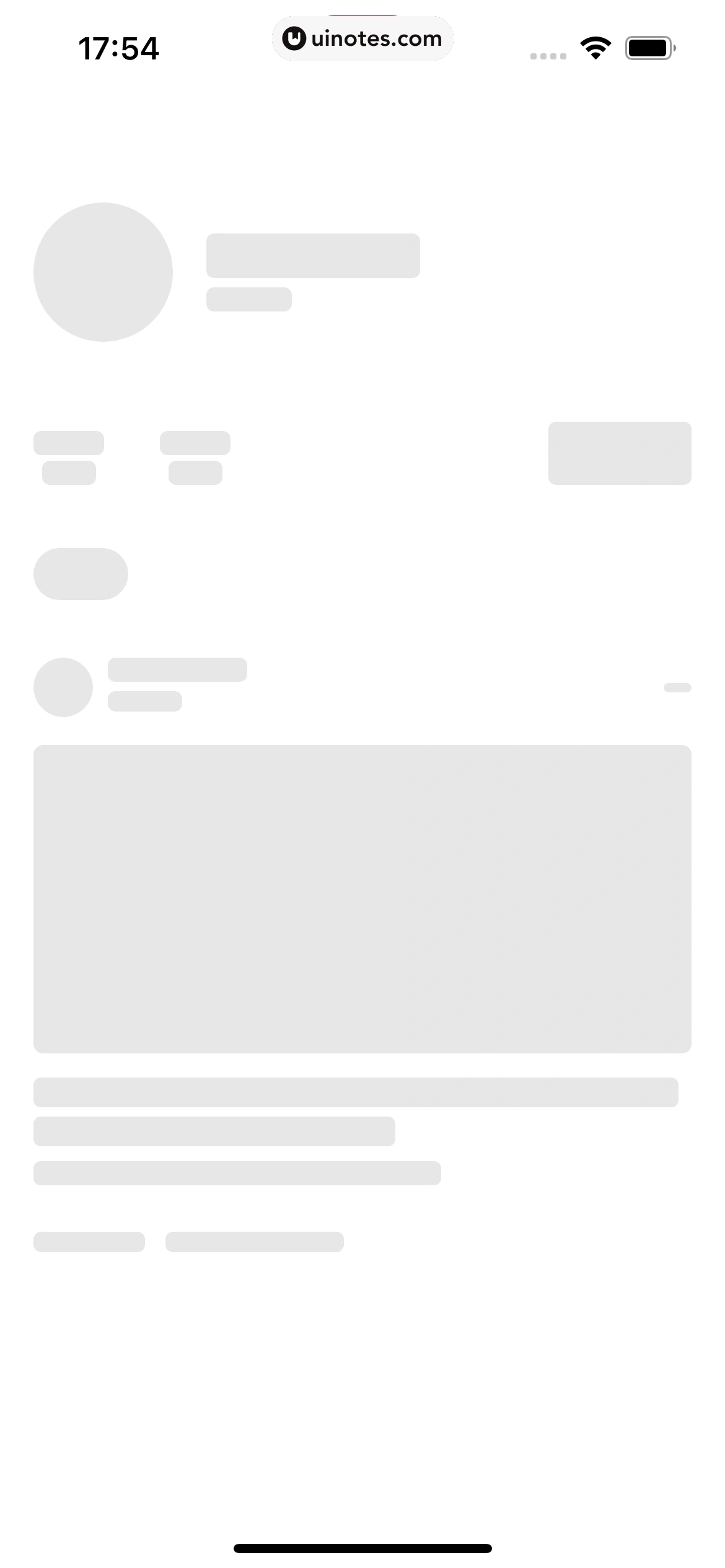 机核GCORES App 截图 062 - UI Notes