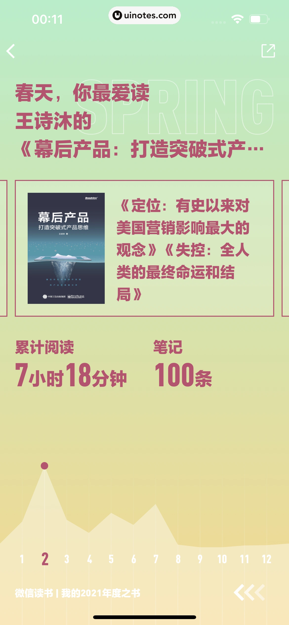微信读书 App 截图 068 - UI Notes