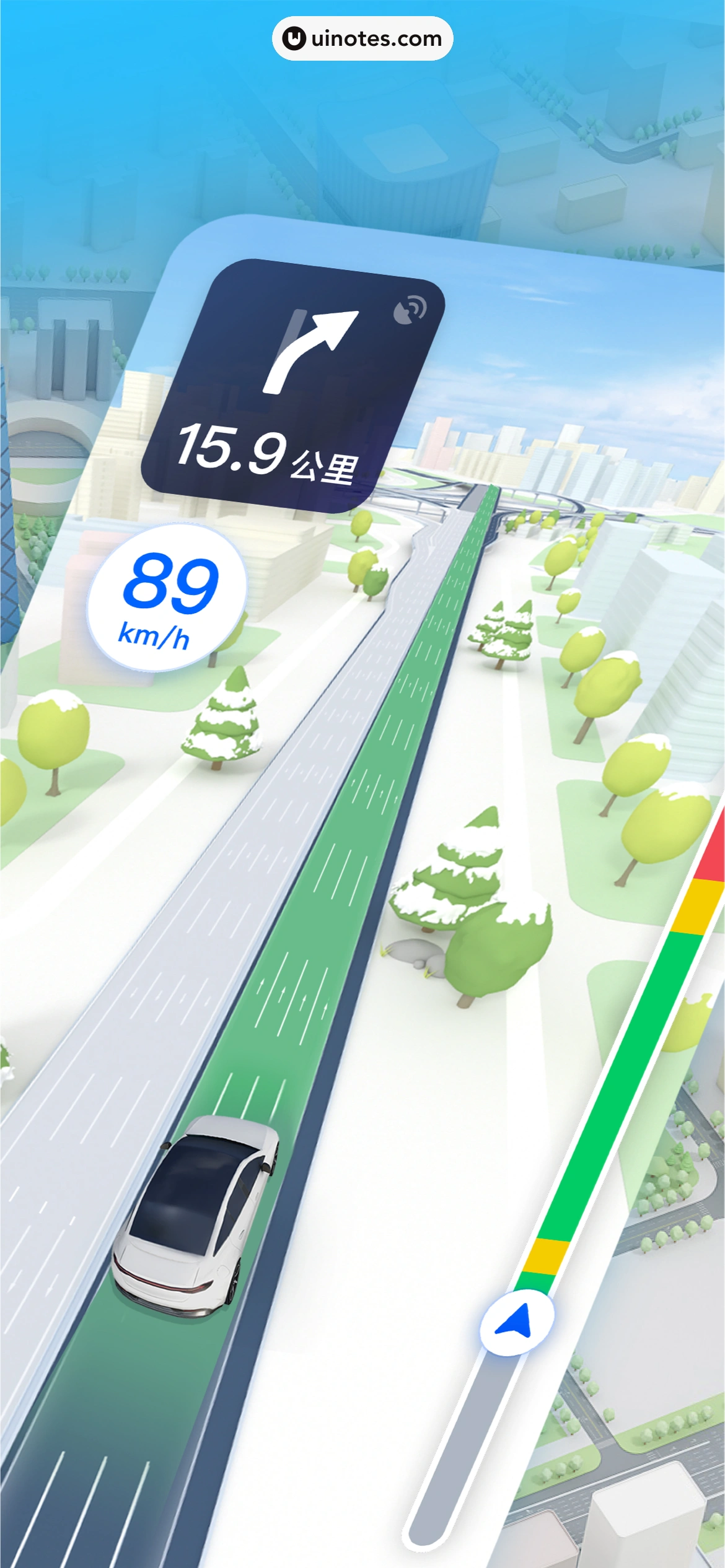 腾讯地图 App 截图 002 - UI Notes
