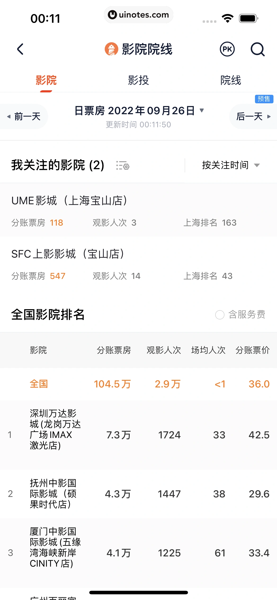 灯塔专业版 App 截图 051 - UI Notes
