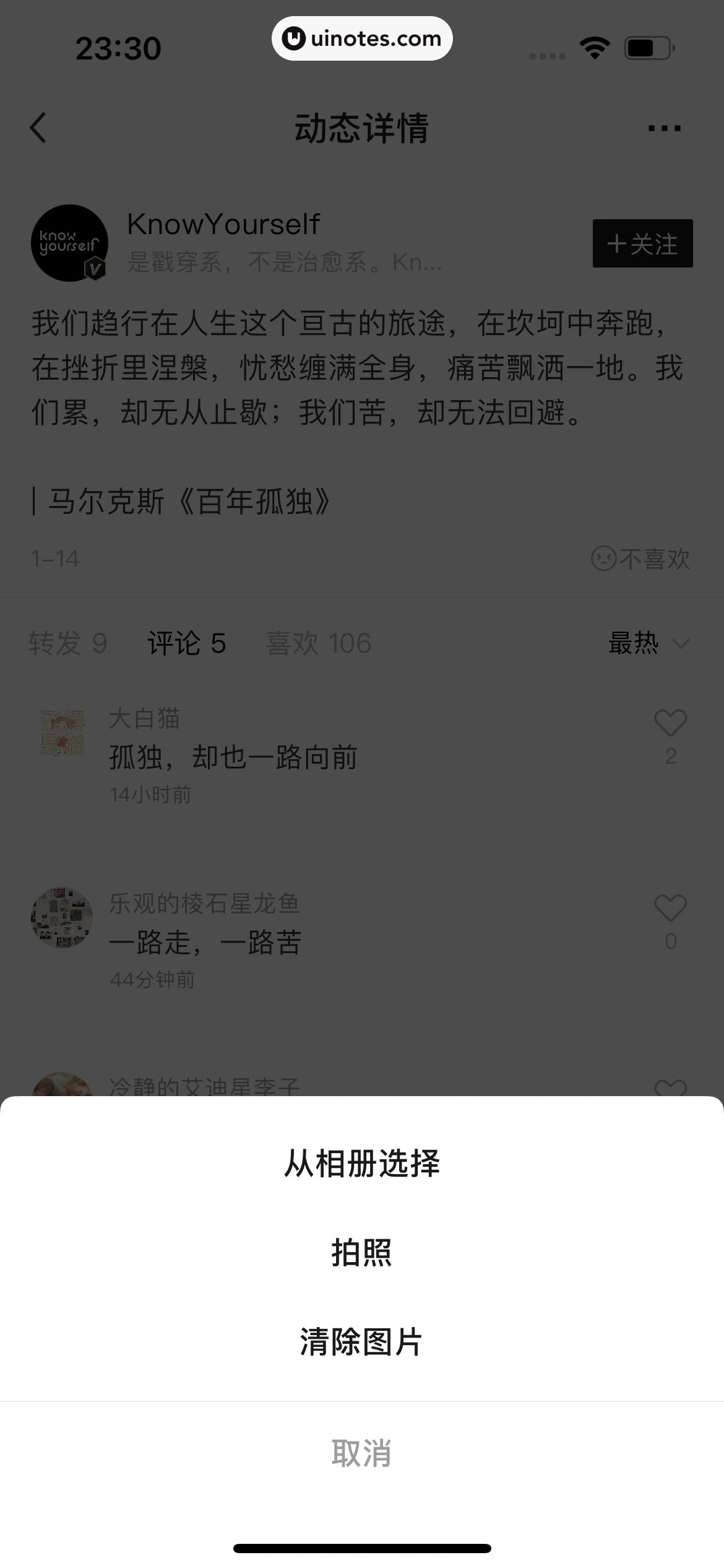 月食 App 截图 046 - UI Notes