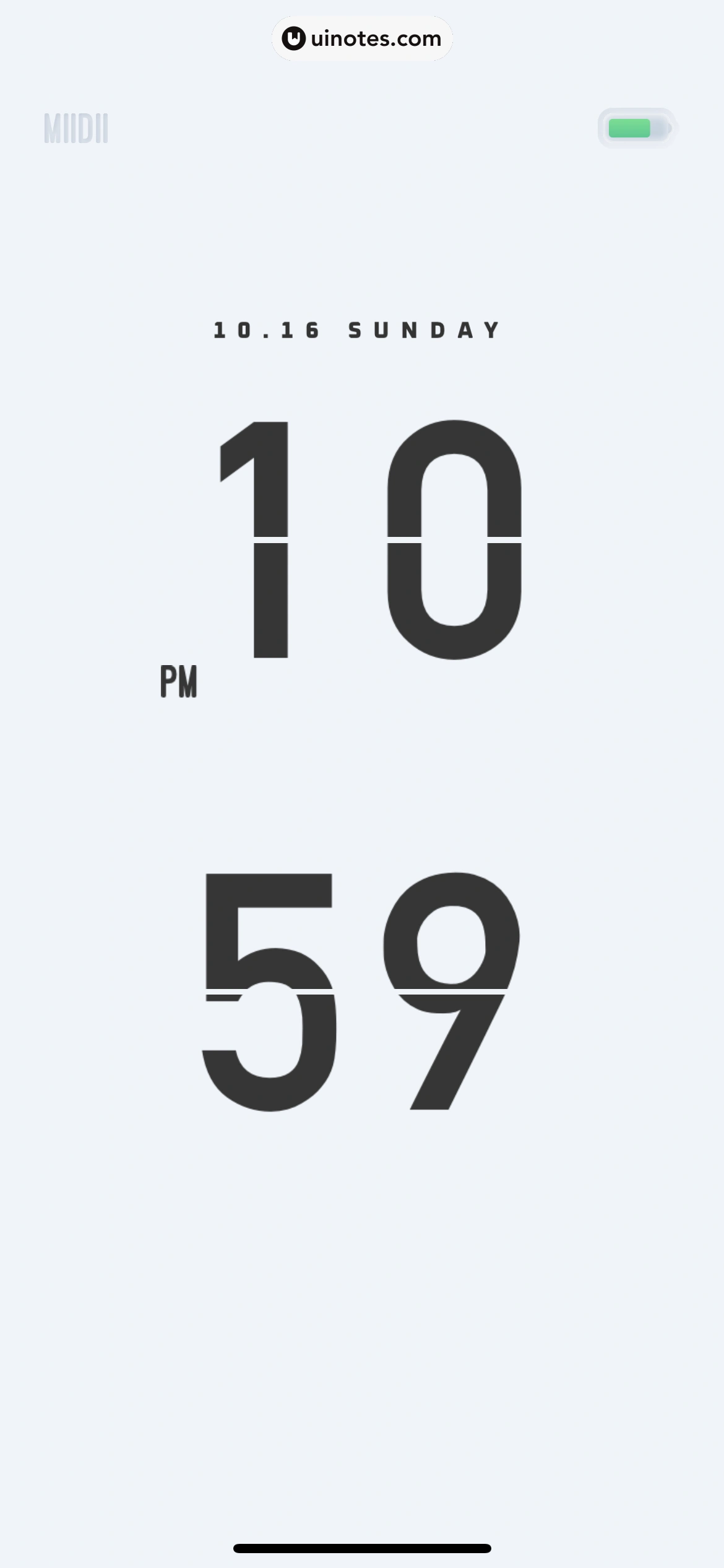 谜底时钟 App 截图 011 - UI Notes