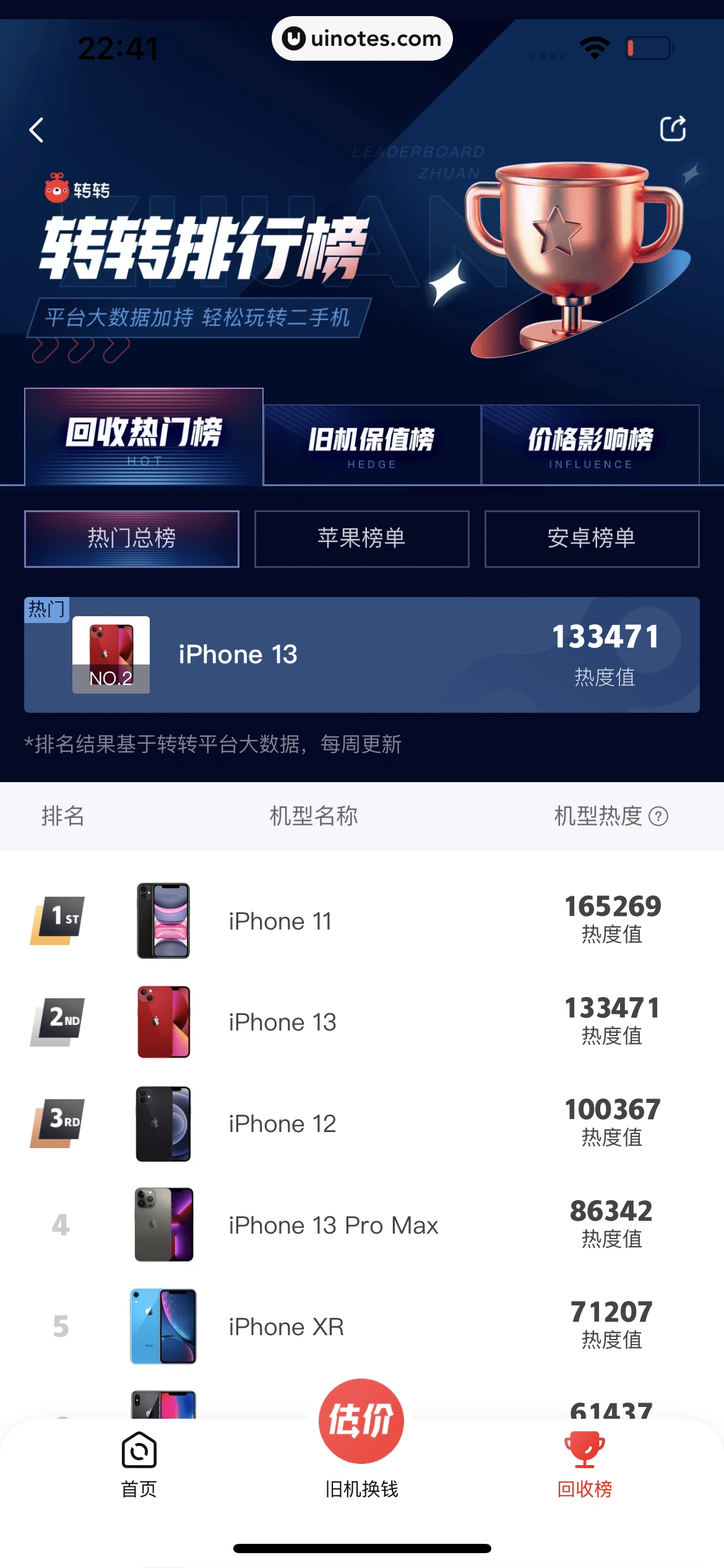 转转 App 截图 183 - UI Notes